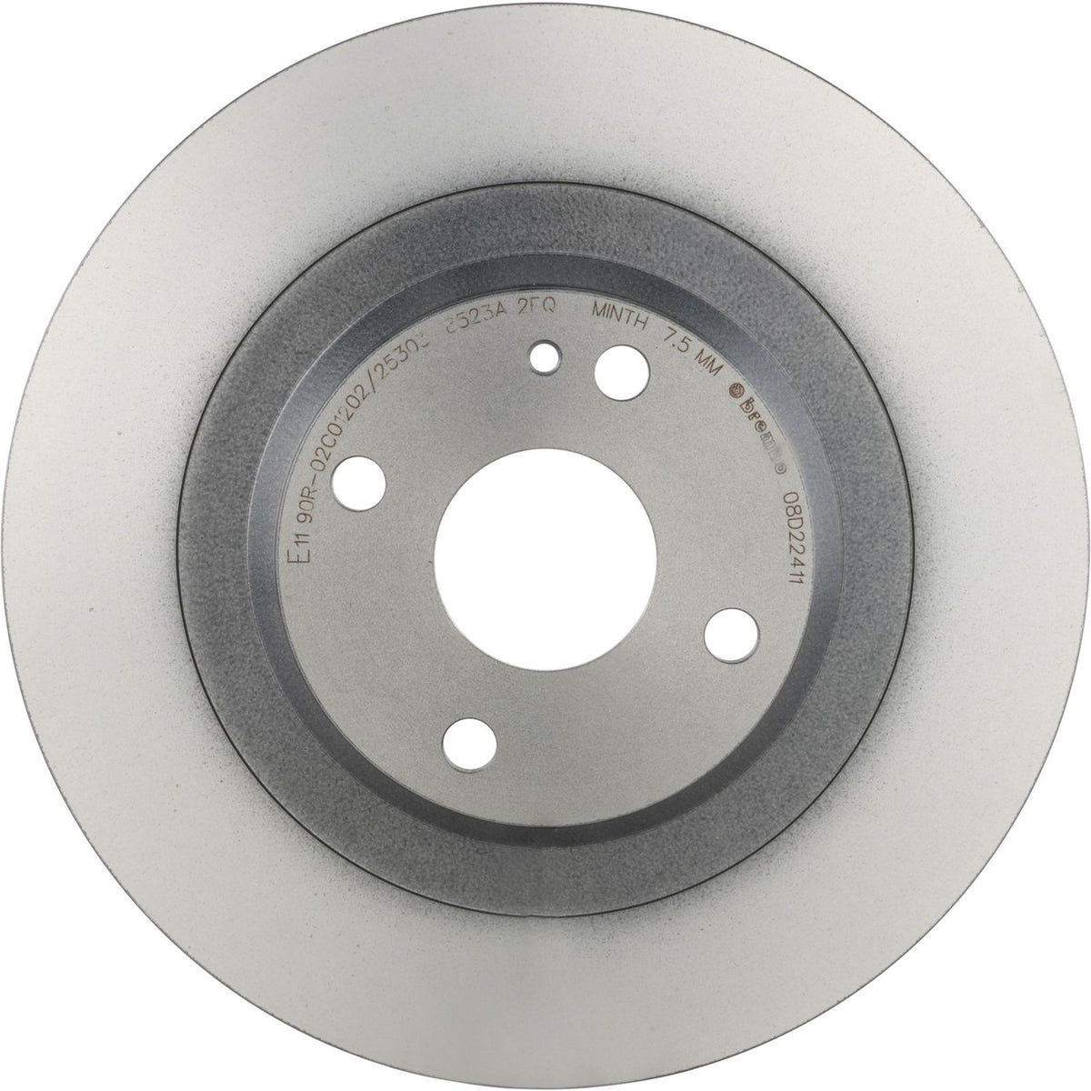 PRIME UV Coated Rear Disc Brake Rotor - 08.D224.11_01