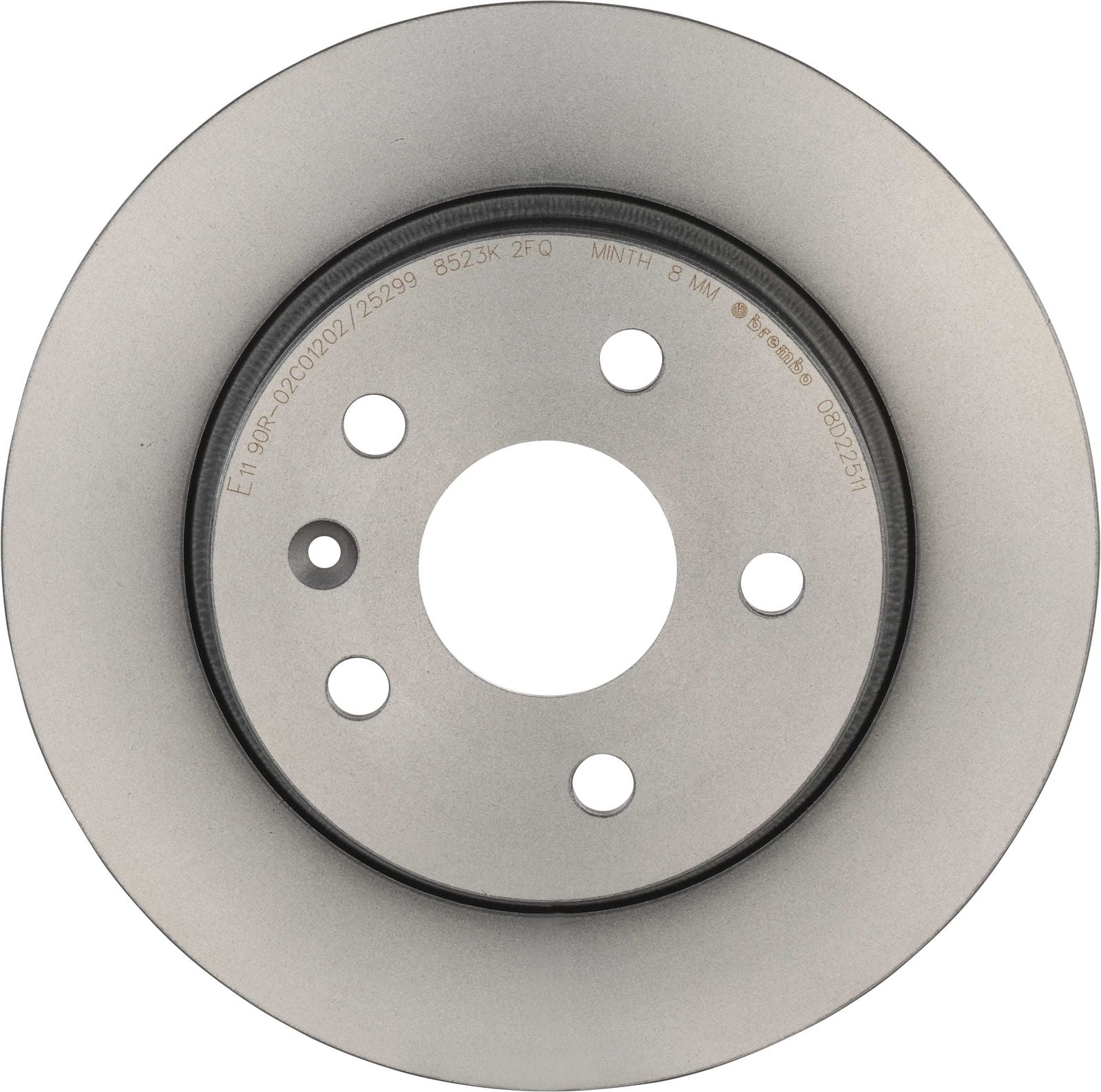 PRIME UV Coated Rear Disc Brake Rotor - 08.D225.11_03