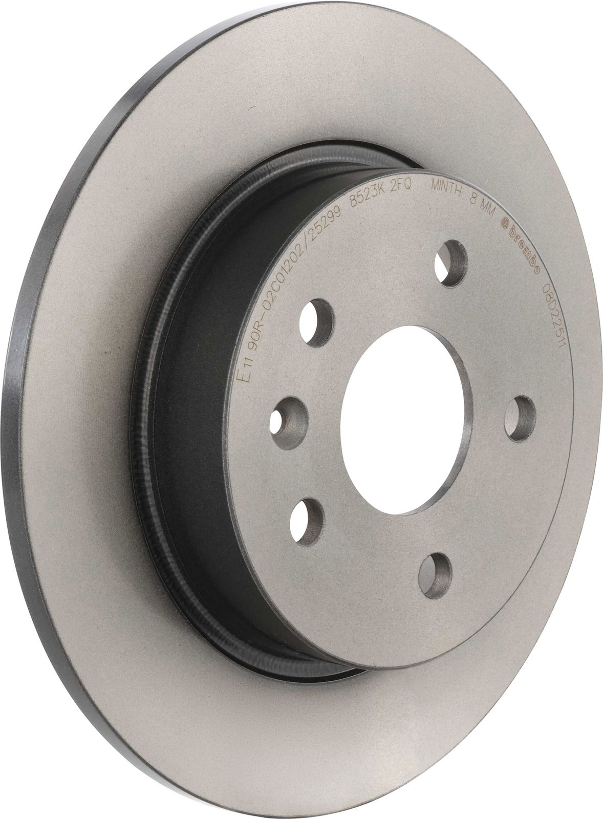 PRIME UV Coated Rear Disc Brake Rotor - 08.D225.11_01
