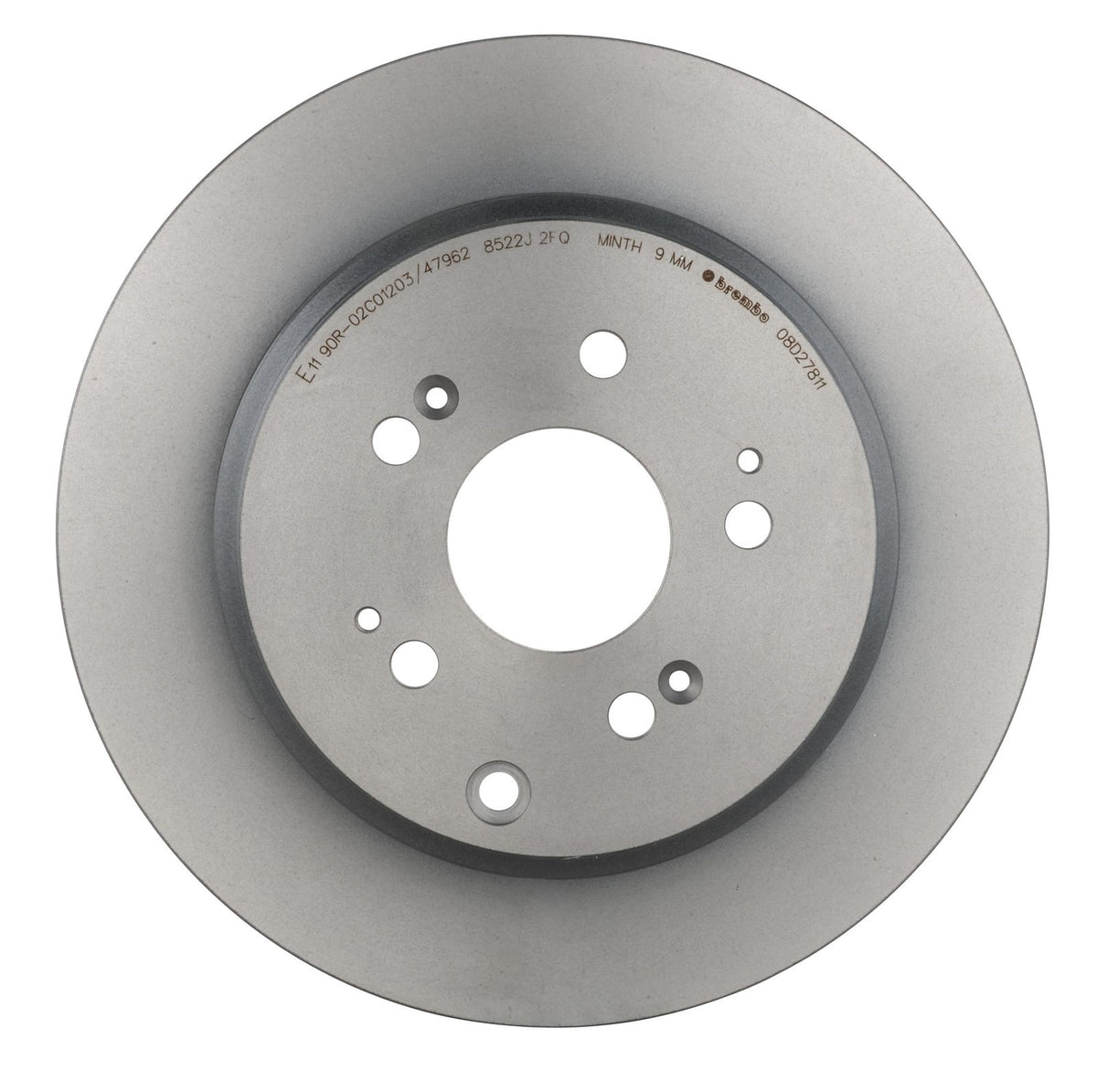 PRIME UV Coated Rear Disc Brake Rotor - 08.D278.11_07