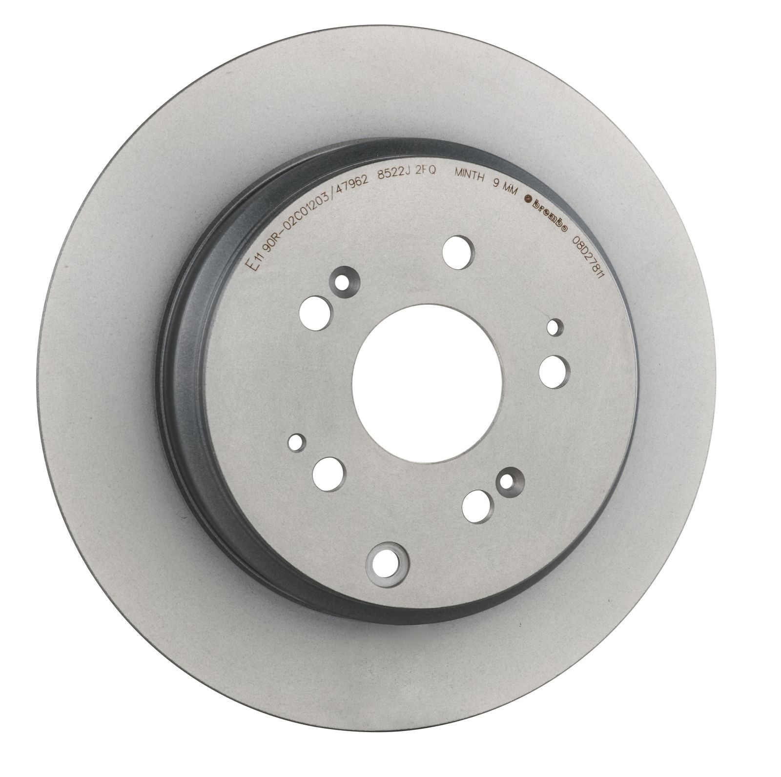 PRIME UV Coated Rear Disc Brake Rotor - 08.D278.11_30