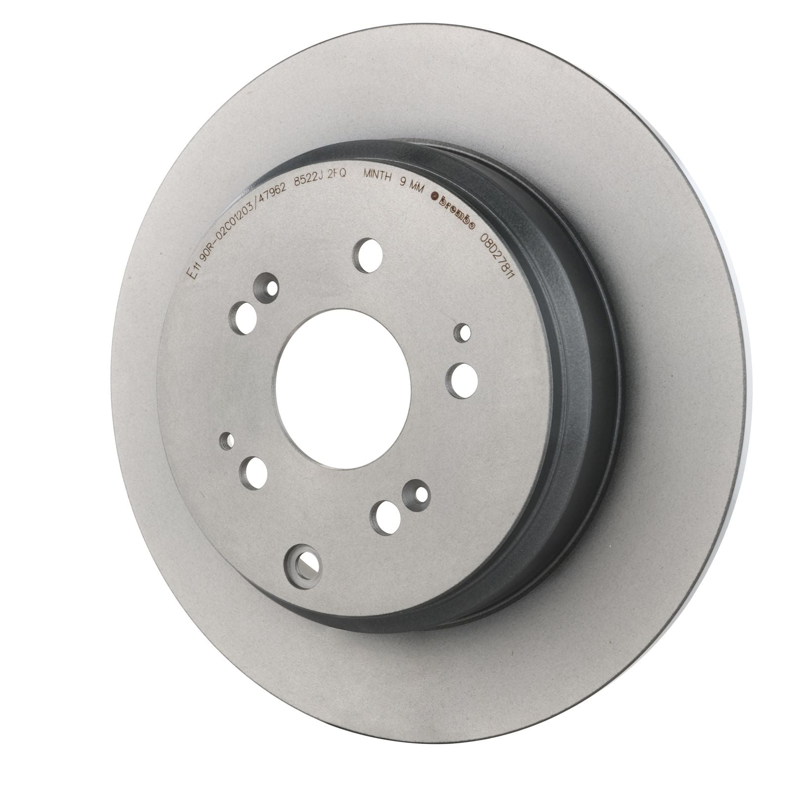 PRIME UV Coated Rear Disc Brake Rotor - 08.D278.11_09
