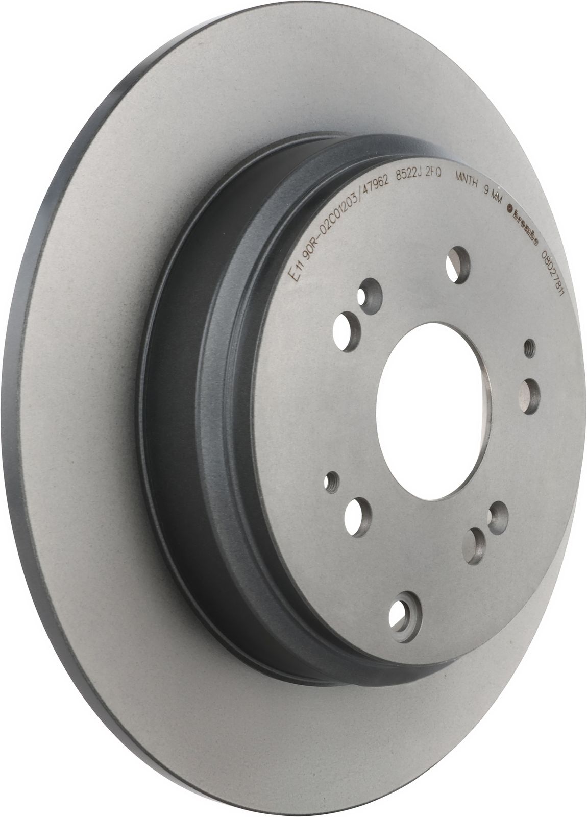 PRIME UV Coated Rear Disc Brake Rotor - 08.D278.11_01