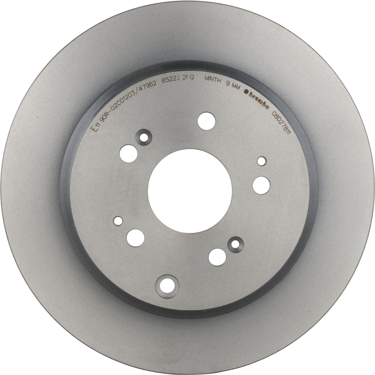 PRIME UV Coated Rear Disc Brake Rotor - 08.D278.11_05