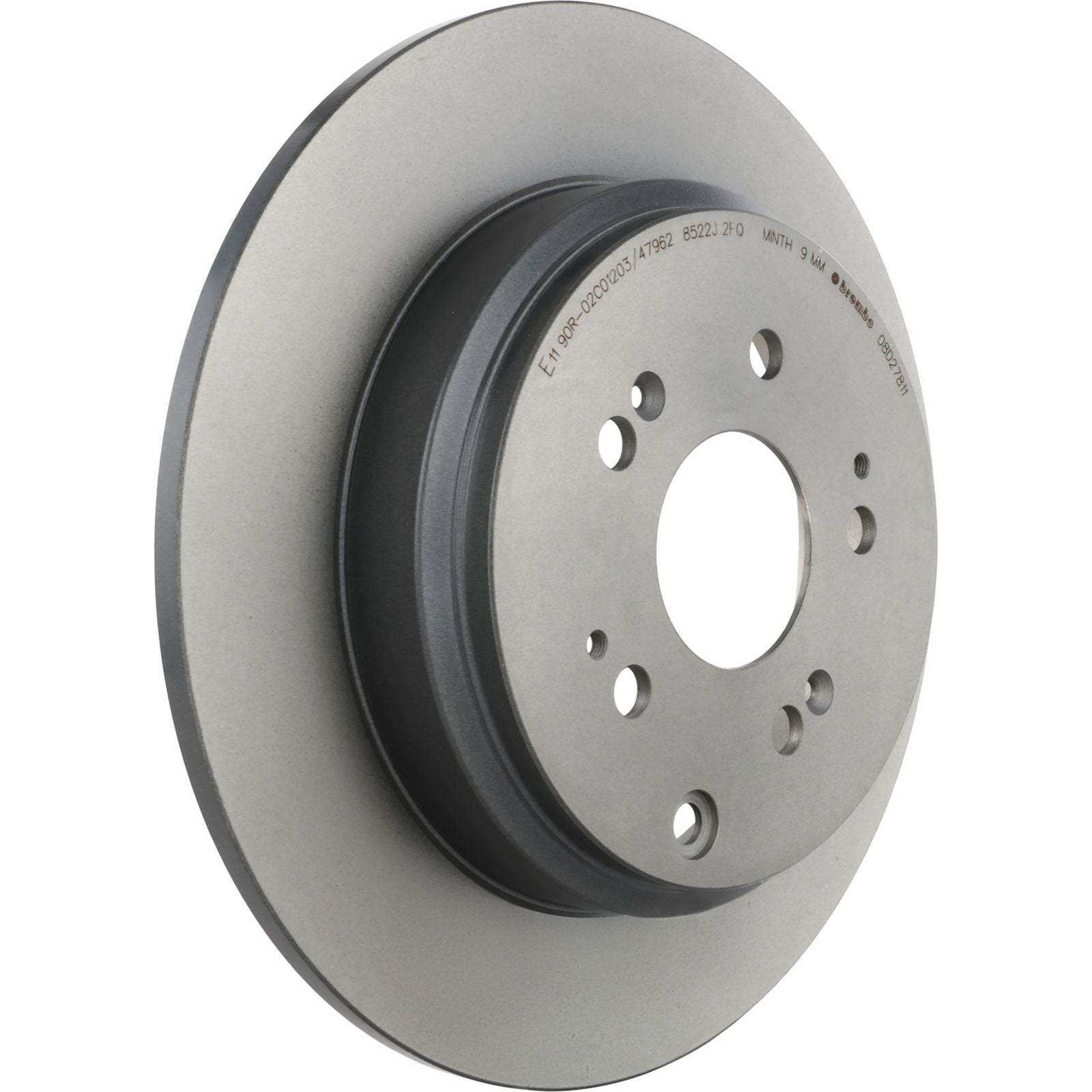PRIME UV Coated Rear Disc Brake Rotor - 08.D278.11_02