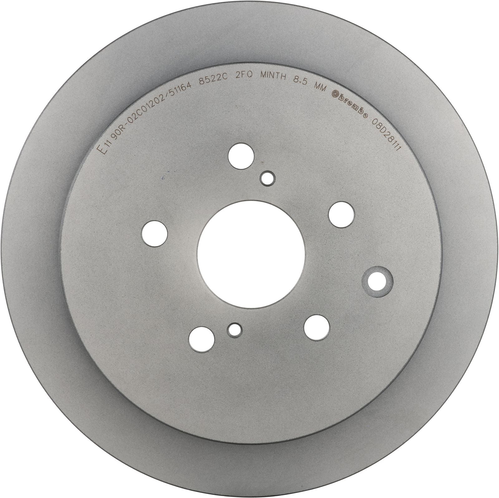 PRIME UV Coated Rear Disc Brake Rotor - 08.D281.11_03