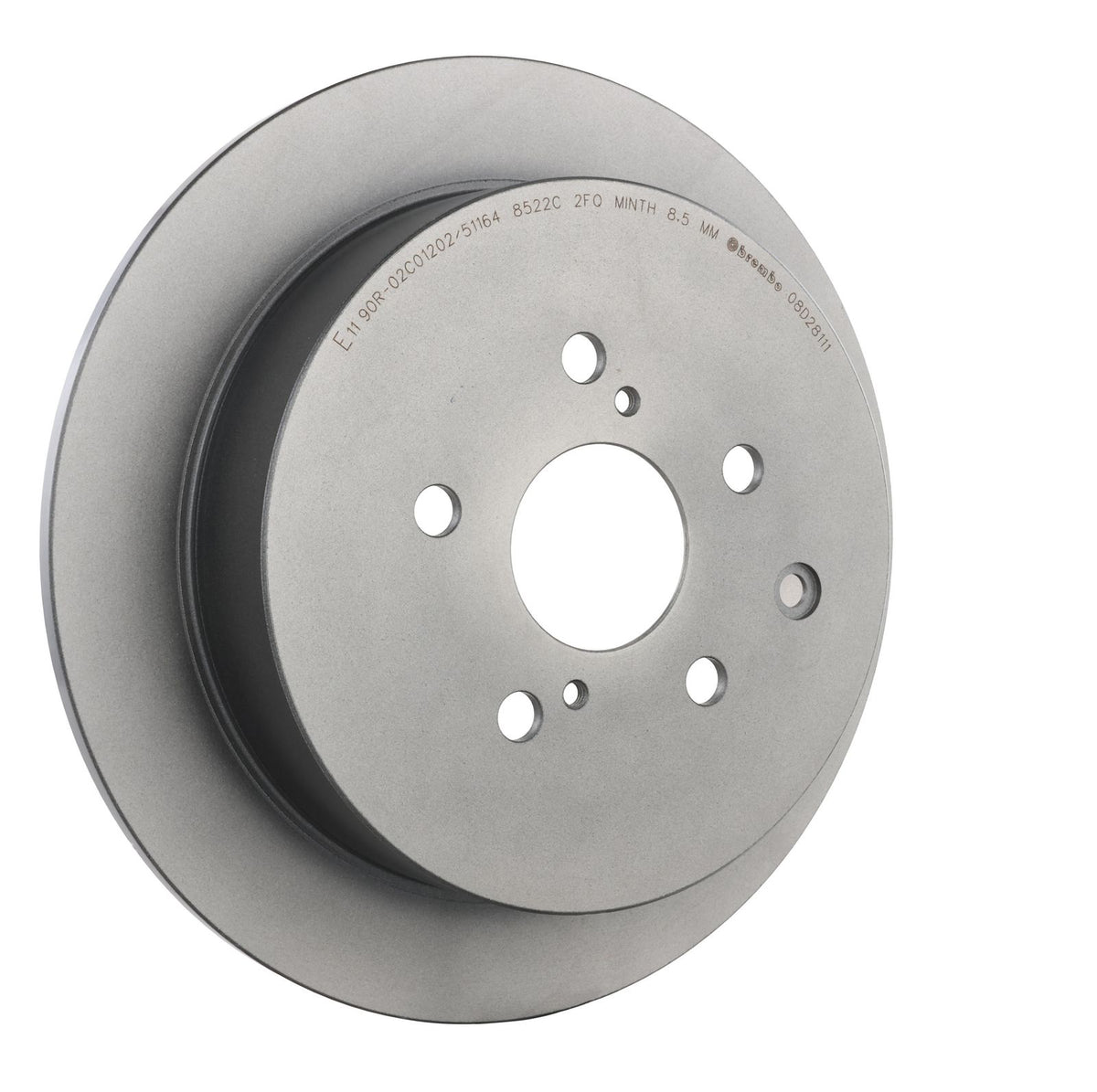 PRIME UV Coated Rear Disc Brake Rotor - 08.D281.11_28