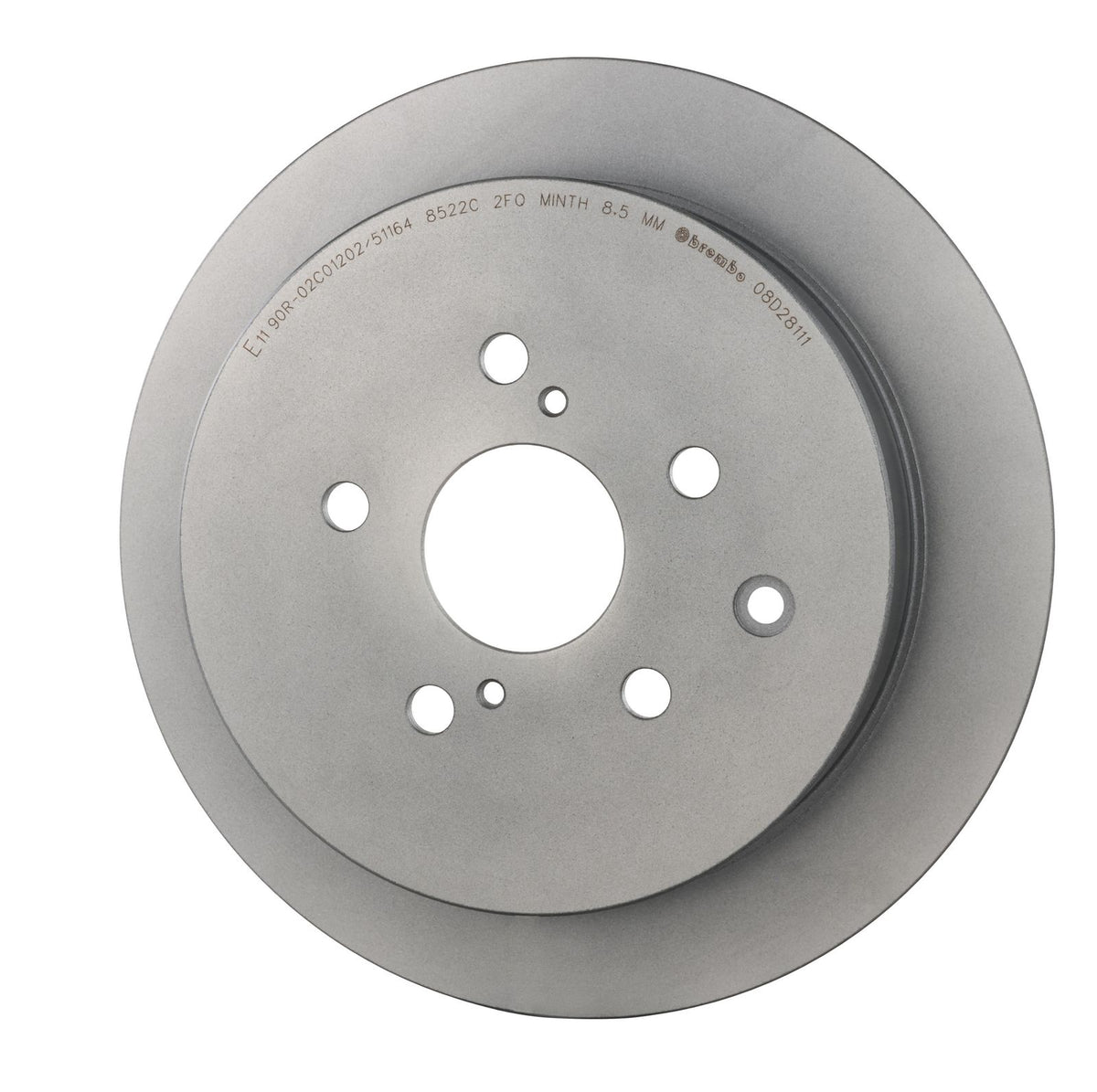 PRIME UV Coated Rear Disc Brake Rotor - 08.D281.11_07