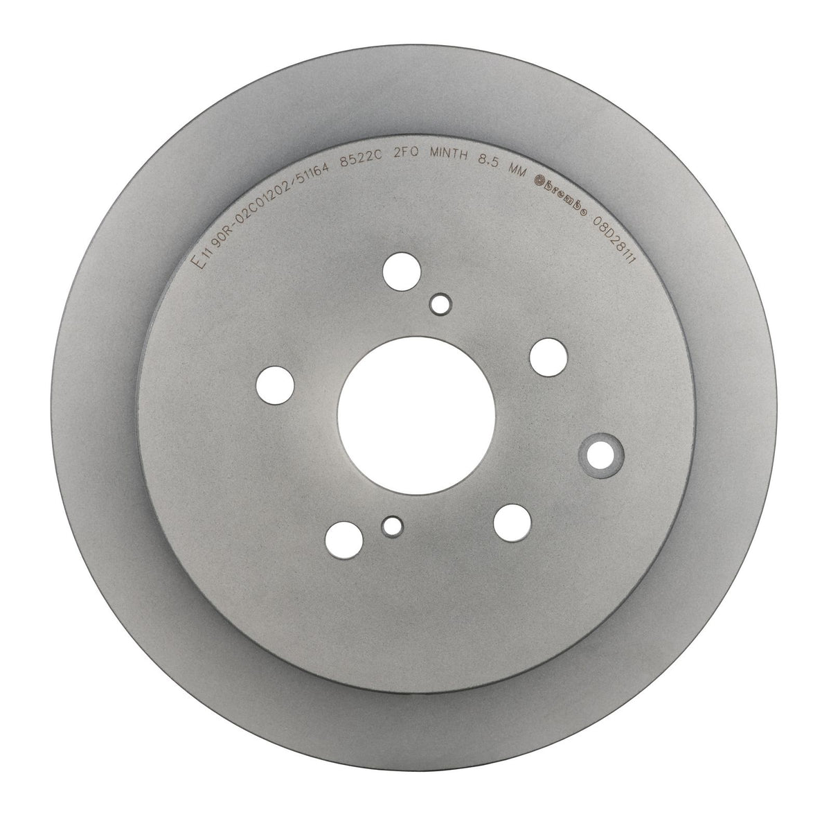 PRIME UV Coated Rear Disc Brake Rotor - 08.D281.11_06