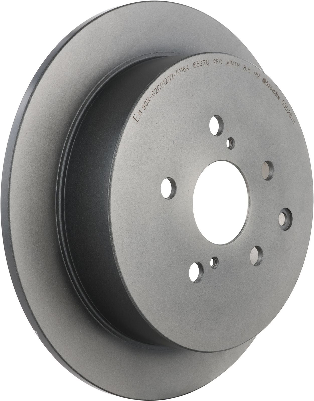 PRIME UV Coated Rear Disc Brake Rotor - 08.D281.11_01