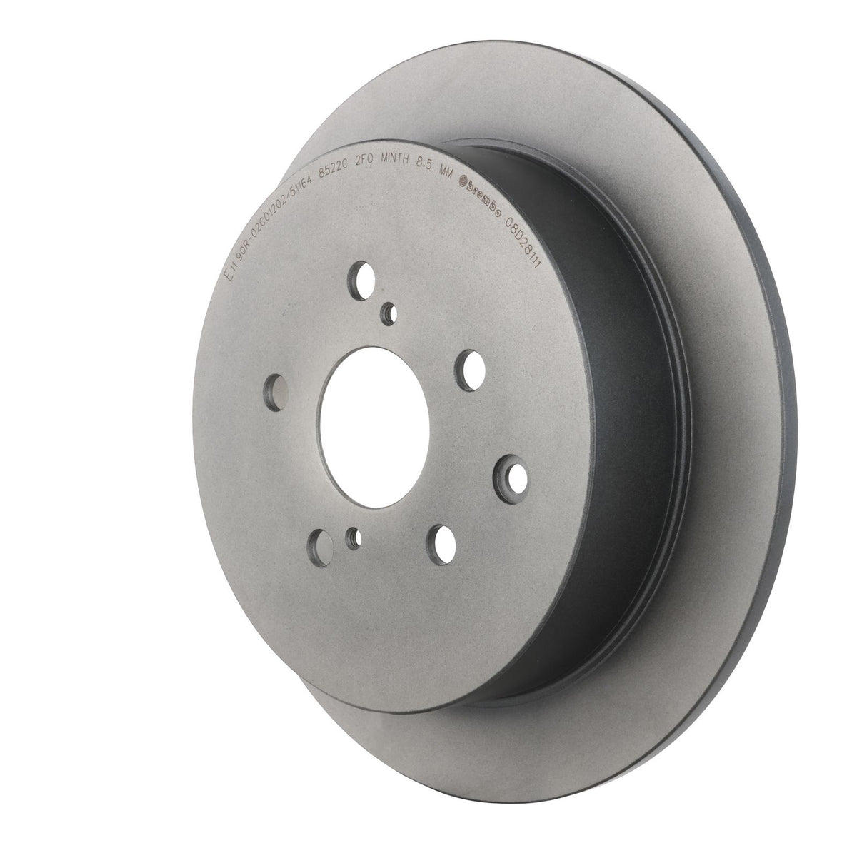 PRIME UV Coated Rear Disc Brake Rotor - 08.D281.11_09