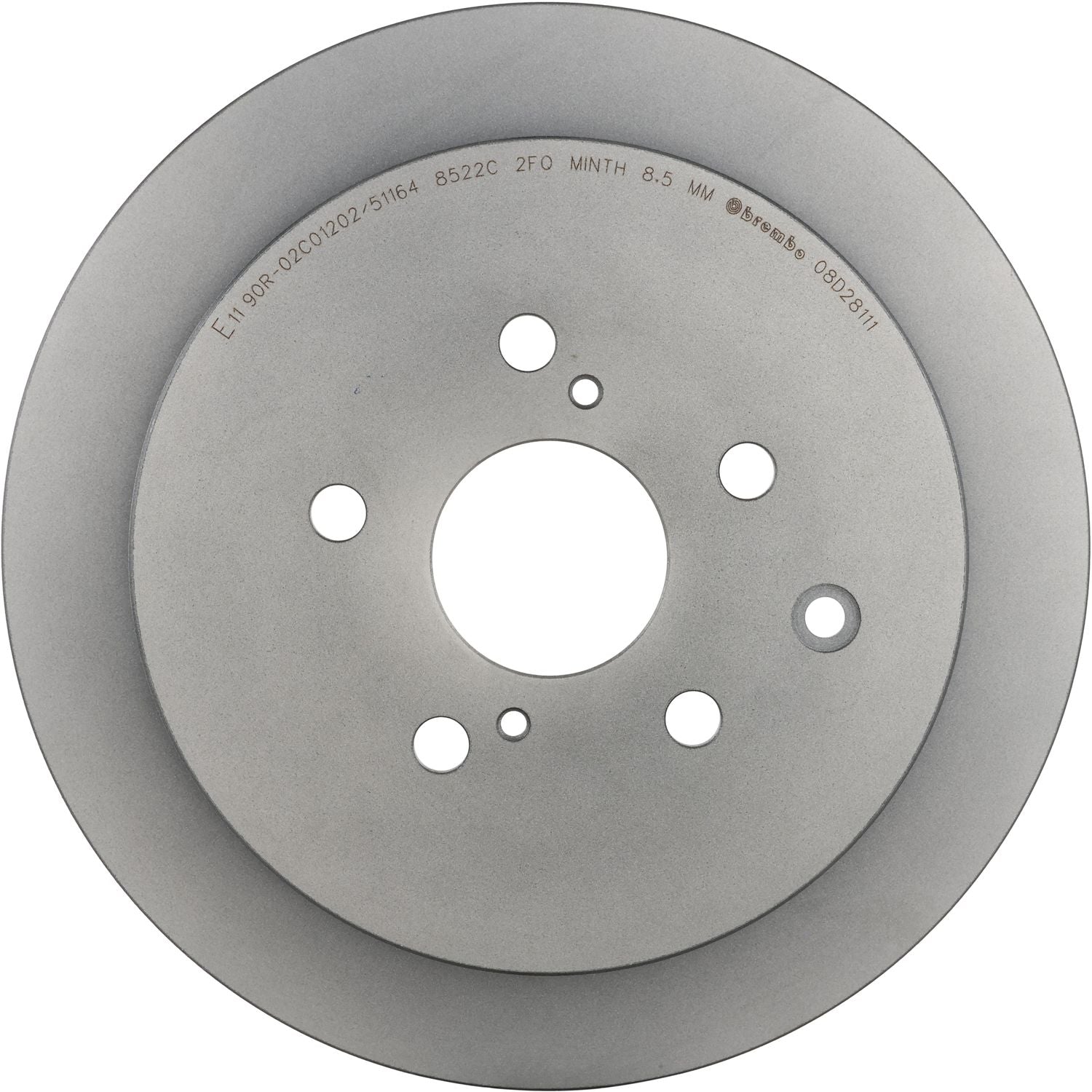 PRIME UV Coated Rear Disc Brake Rotor - 08.D281.11_02