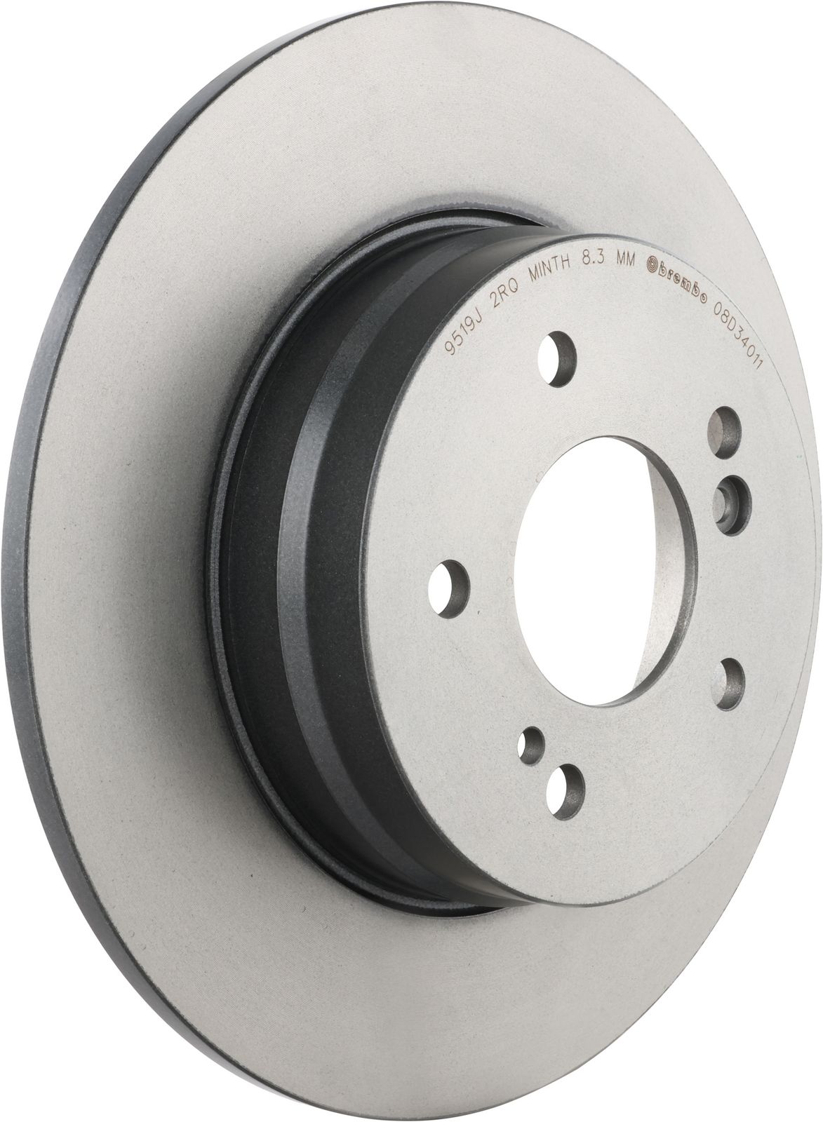 PRIME UV Coated Rear Disc Brake Rotor - 08.D340.11_01