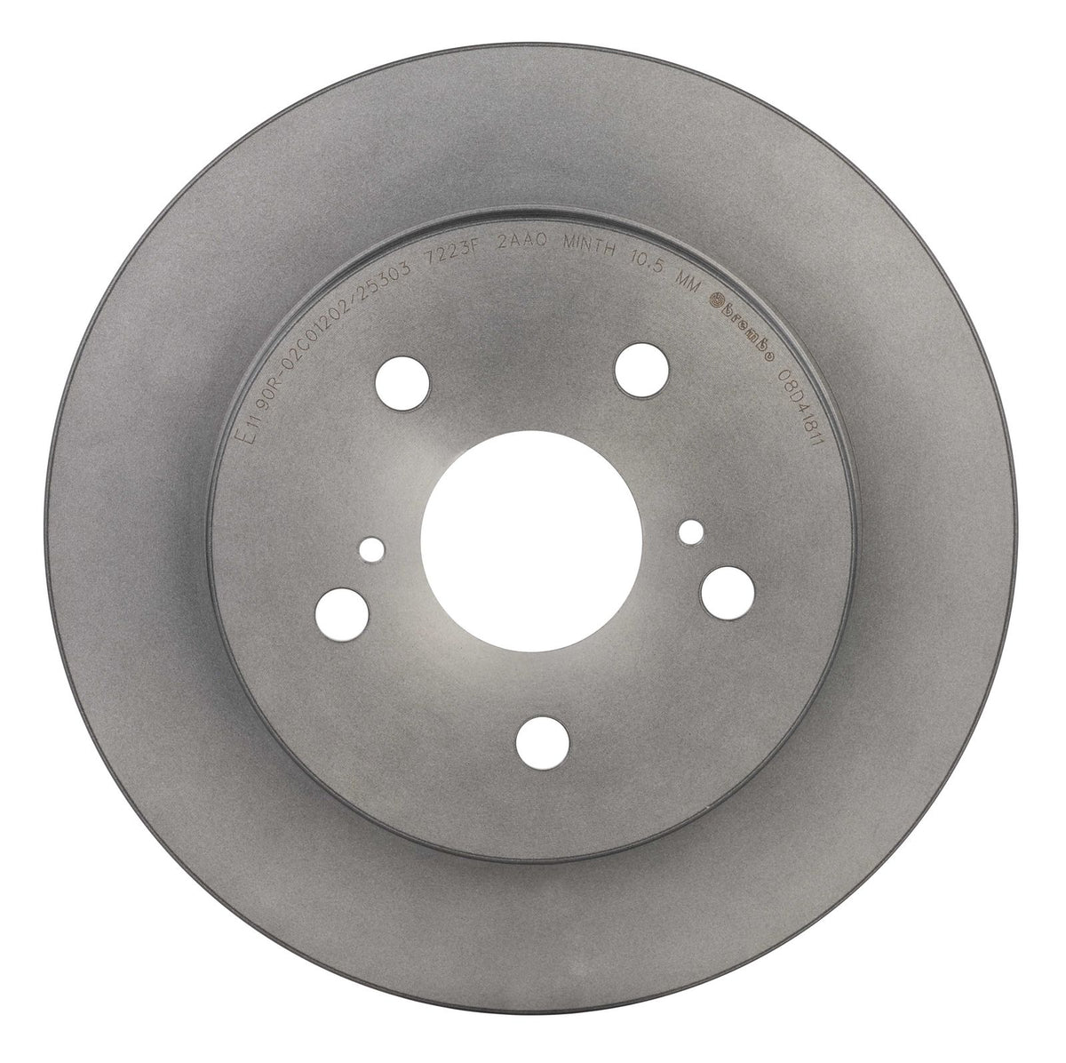 PRIME UV Coated Rear Disc Brake Rotor - 08.D418.11_07