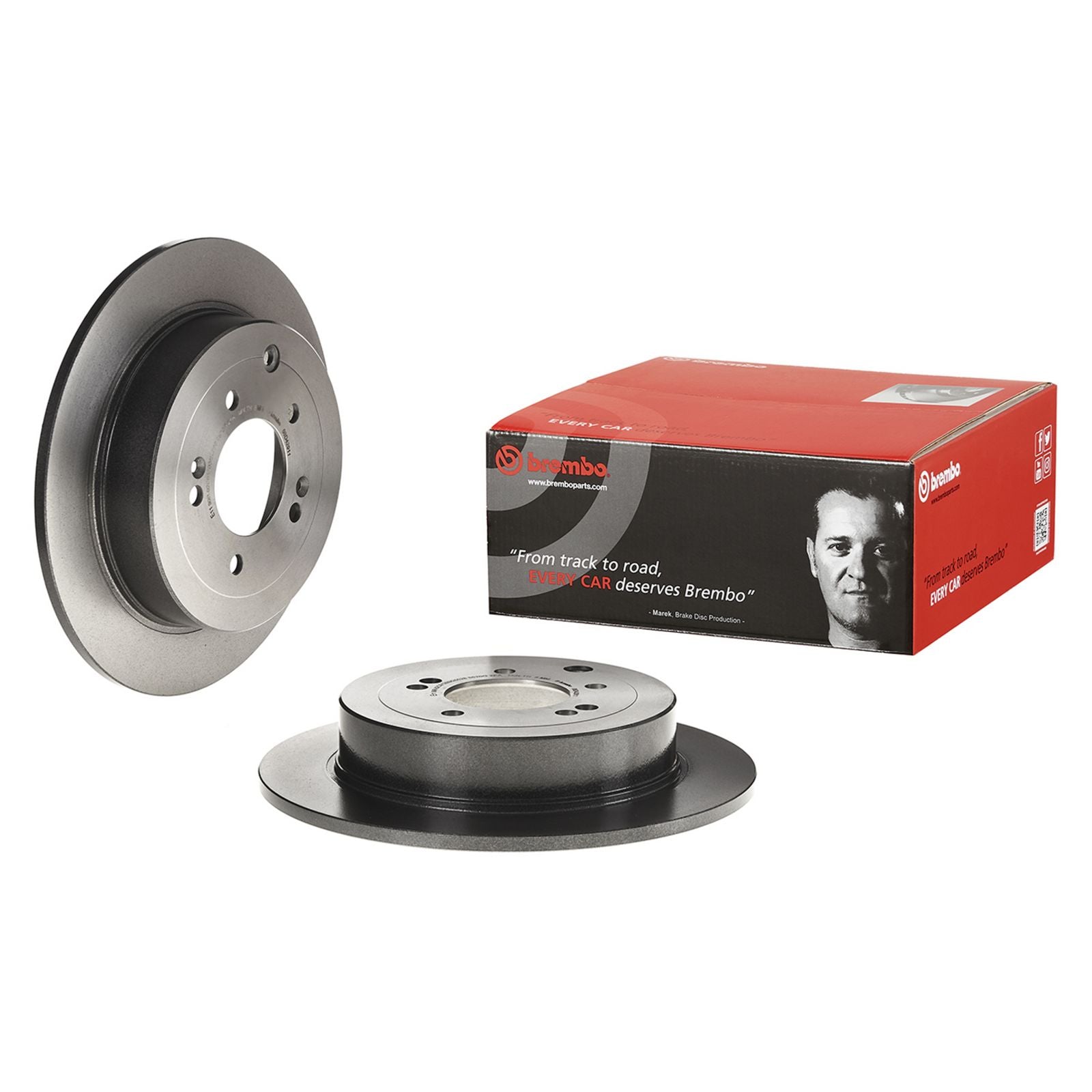 PRIME UV Coated Rear Disc Brake Rotor - 08.D429.11_01