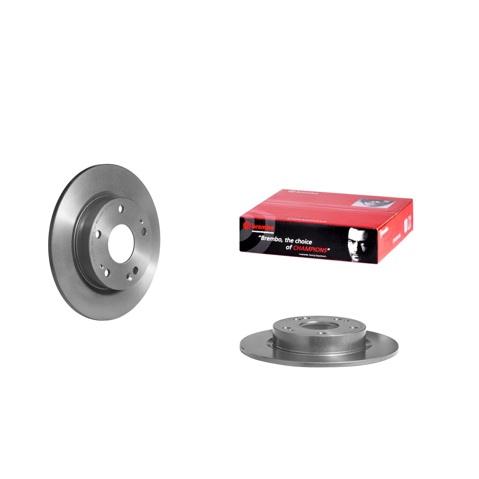 PRIME UV Coated Rear Disc Brake Rotor - 08.D698.11_01