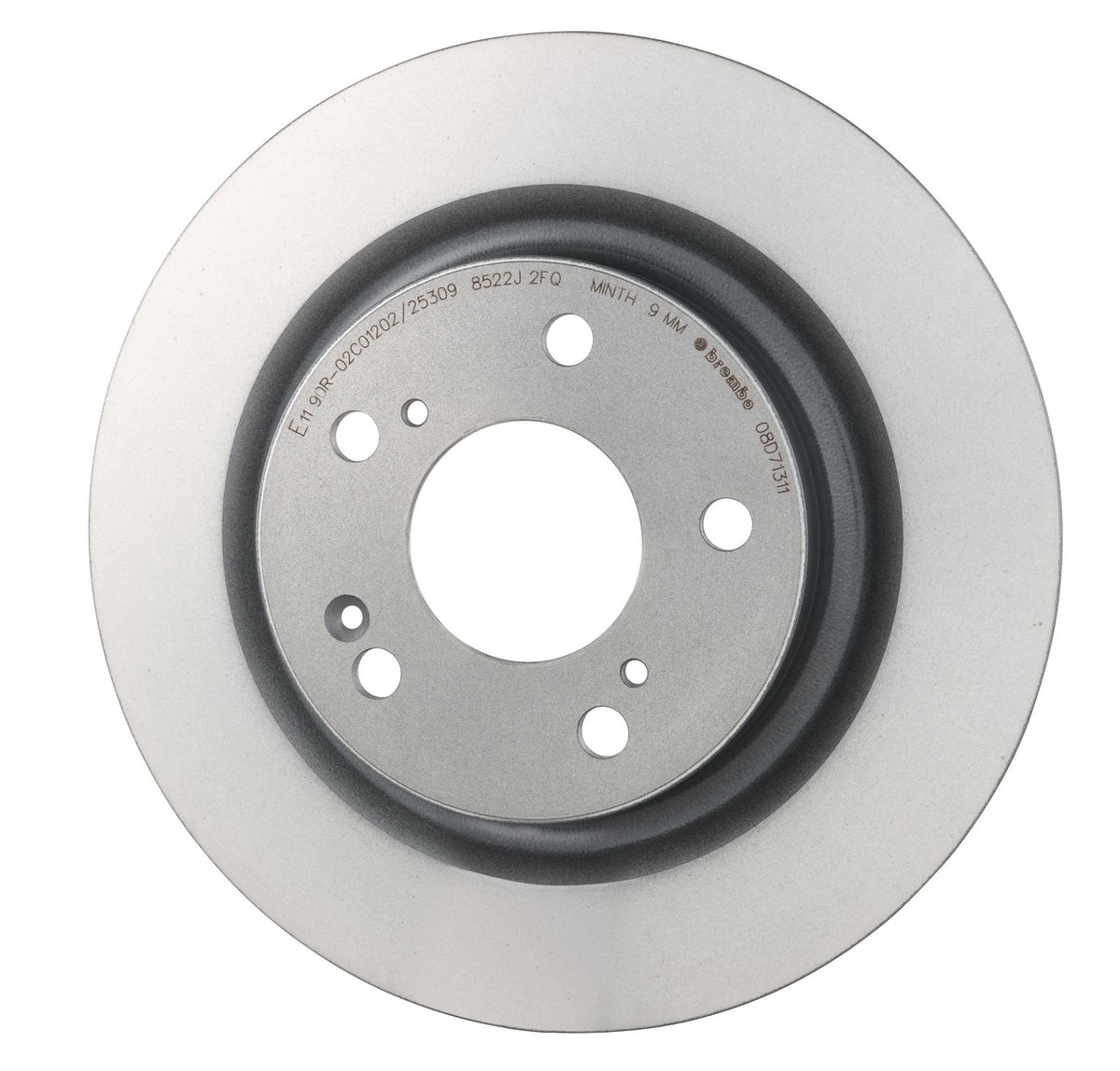 PRIME UV Coated Rear Disc Brake Rotor - 08.D713.11_08