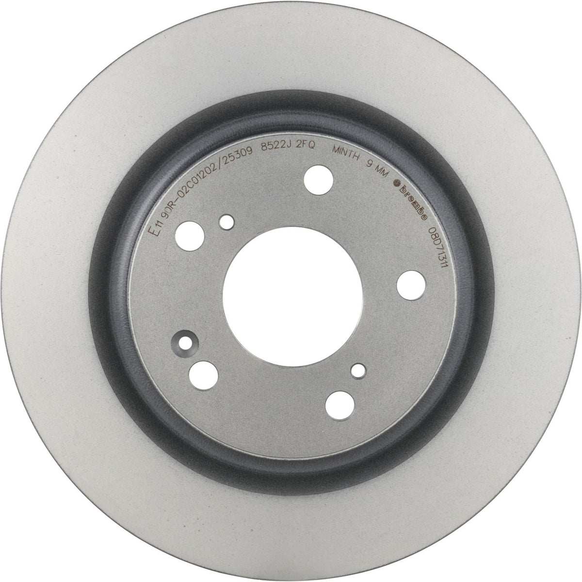 PRIME UV Coated Rear Disc Brake Rotor - 08.D713.11_01