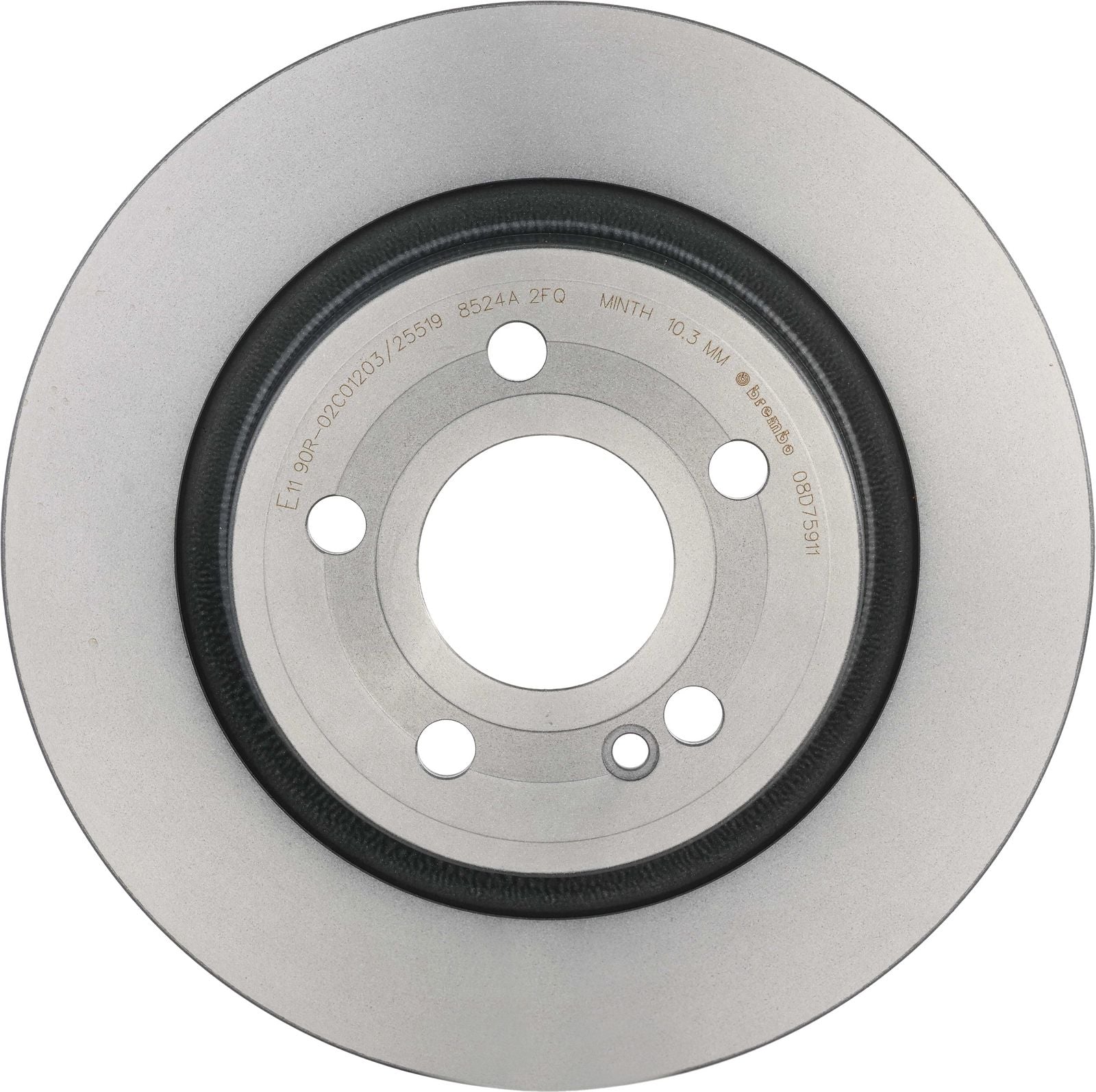 PRIME UV Coated Rear Disc Brake Rotor - 08.D759.11_03
