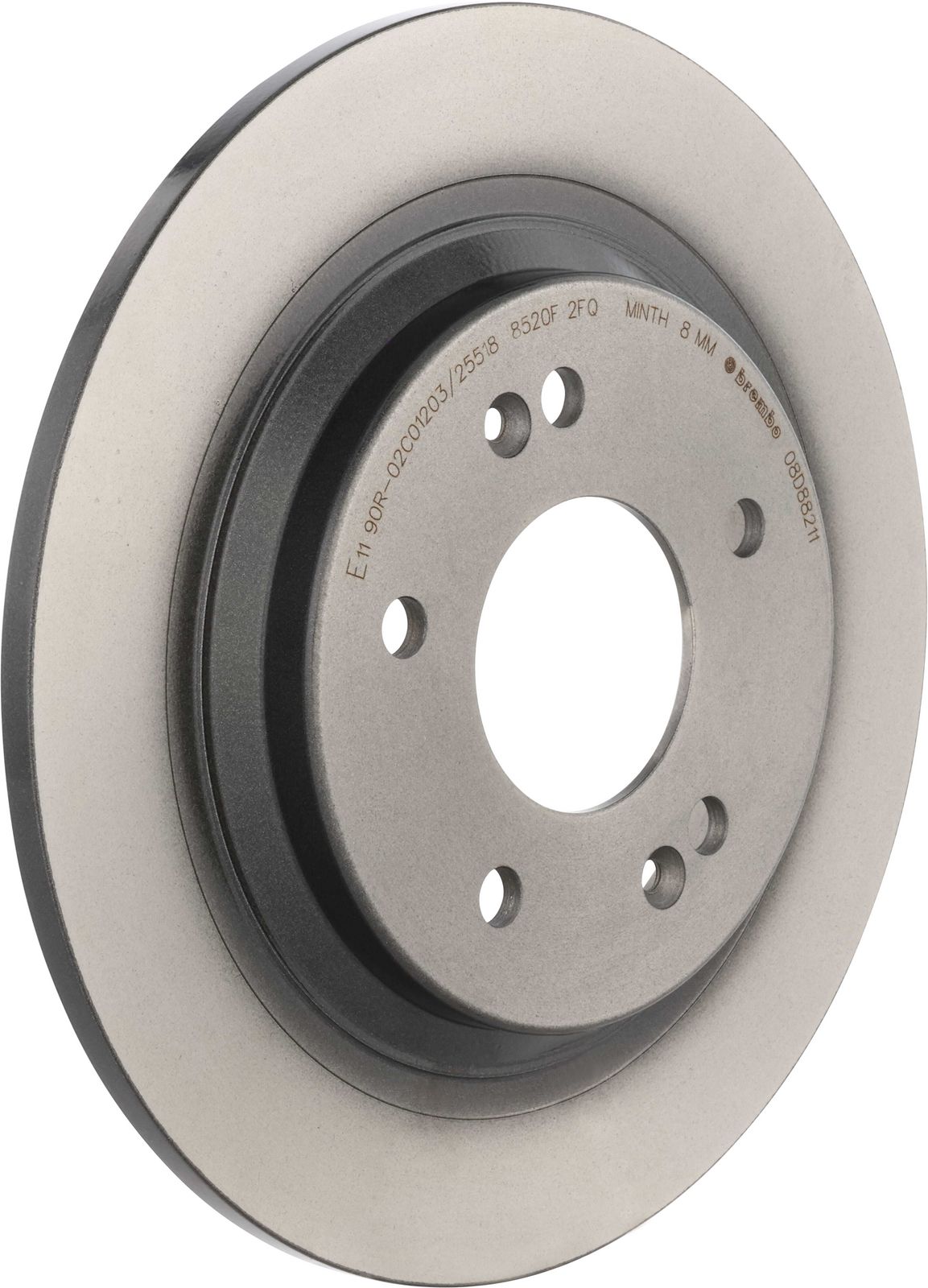 PRIME UV Coated Rear Disc Brake Rotor - 08.D882.11_01