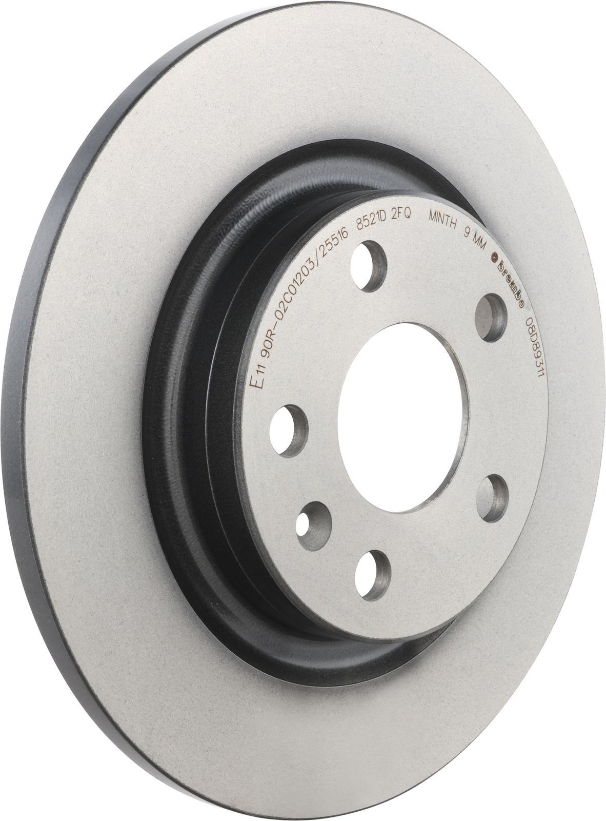 PRIME UV Coated Rear Disc Brake Rotor - 08.D893.11_01