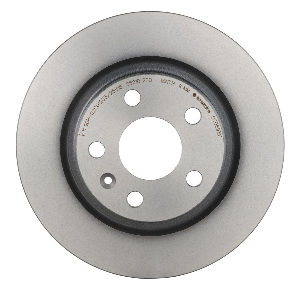 PRIME UV Coated Rear Disc Brake Rotor - 08.D893.11_07