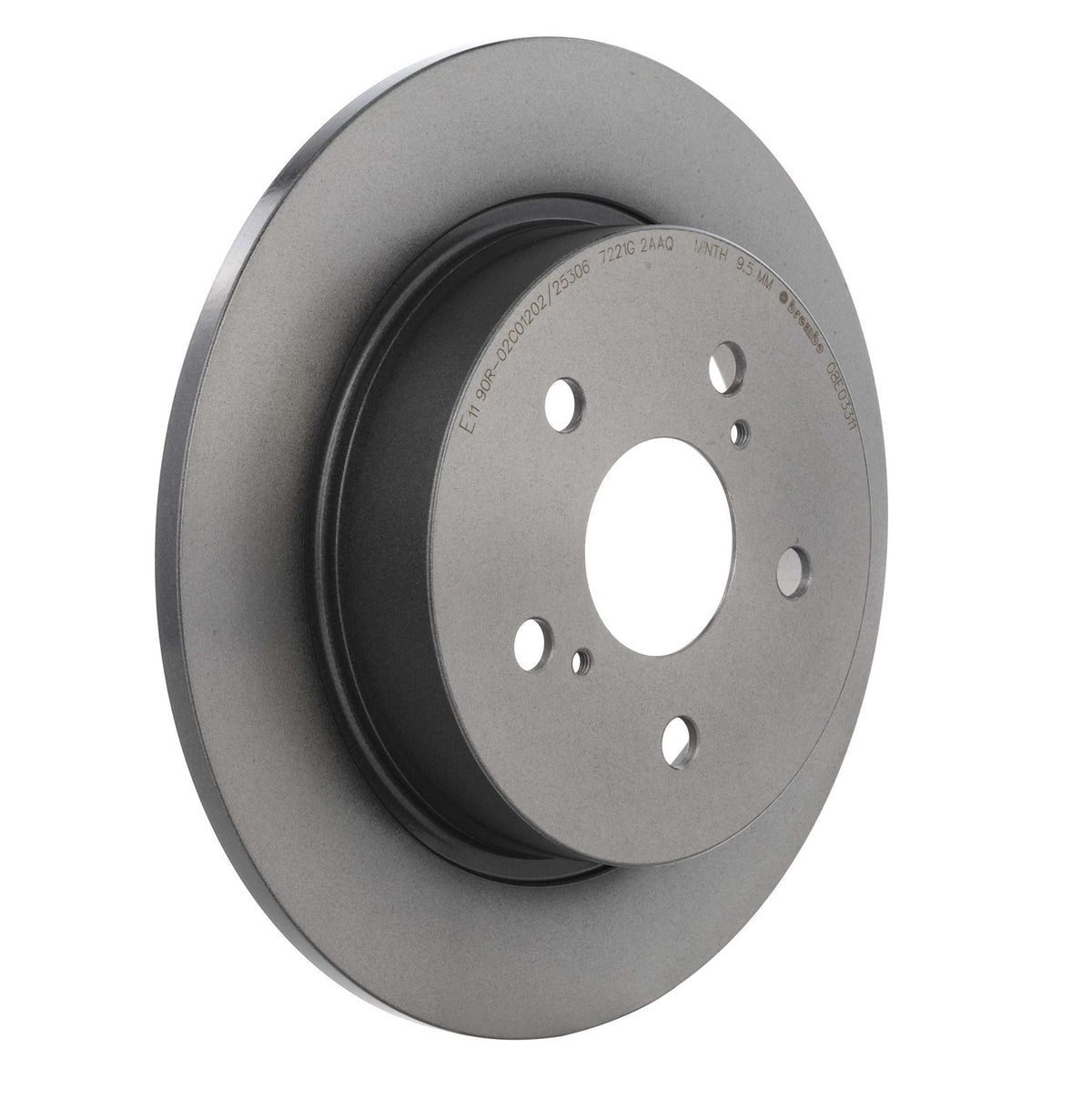 PRIME UV Coated Rear Disc Brake Rotor - 08.E033.11_23