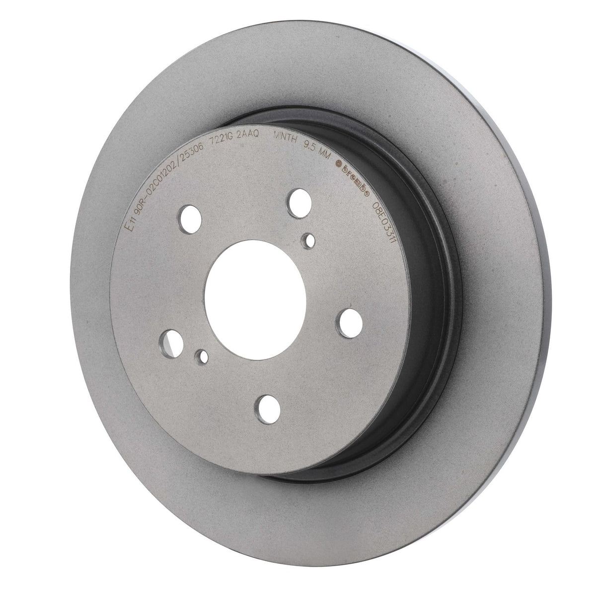 PRIME UV Coated Rear Disc Brake Rotor - 08.E033.11_04