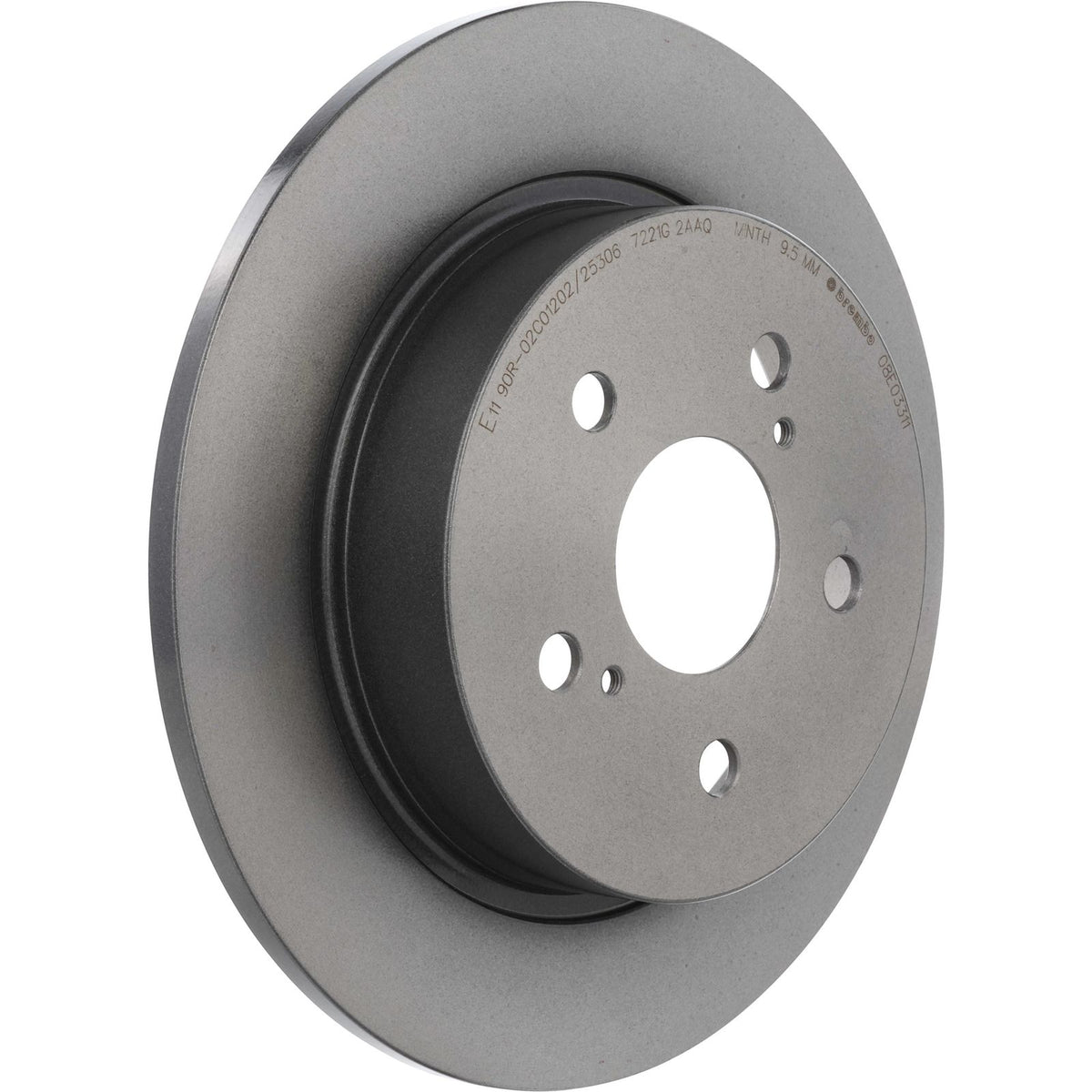 PRIME UV Coated Rear Disc Brake Rotor - 08.E033.11_26