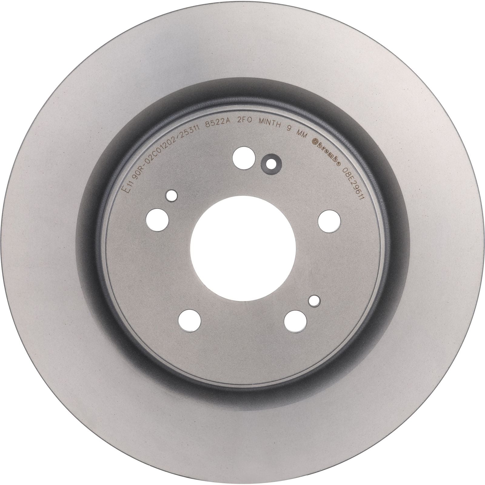 PRIME UV Coated Rear Disc Brake Rotor - 08.E296.11_02