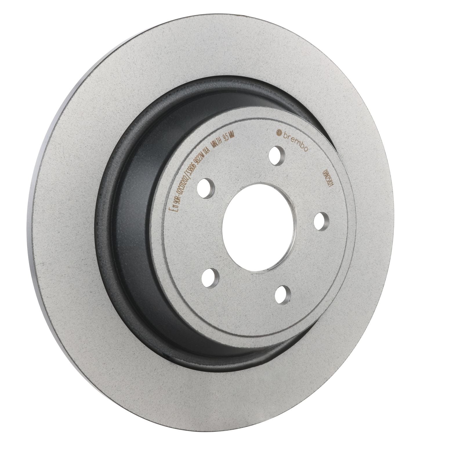 PRIME UV Coated Rear Disc Brake Rotor - 08.N258.21_23