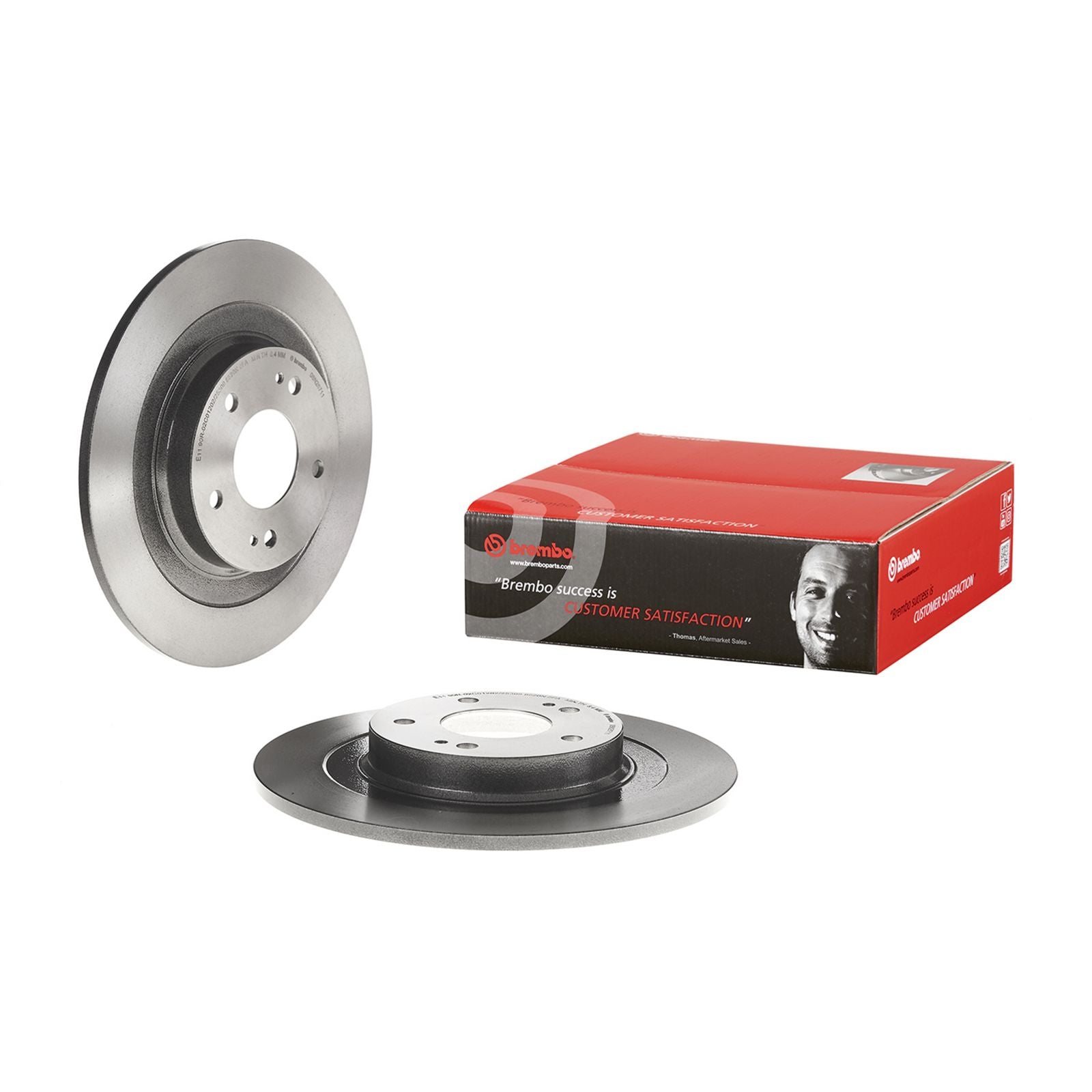 PRIME UV Coated Rear Disc Brake Rotor - 08.N267.11_01