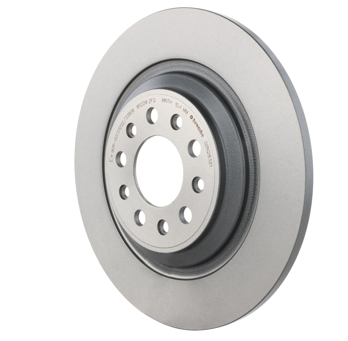PRIME UV Coated Rear Disc Brake Rotor - 08.N283.81_04