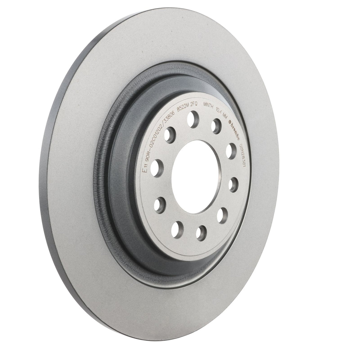 PRIME UV Coated Rear Disc Brake Rotor - 08.N283.81_22