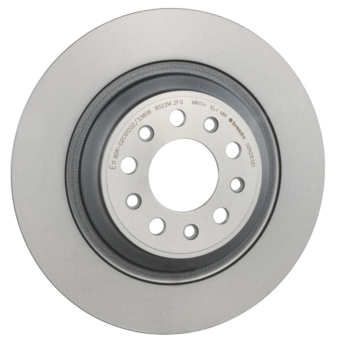 PRIME UV Coated Rear Disc Brake Rotor - 08.N283.81_24