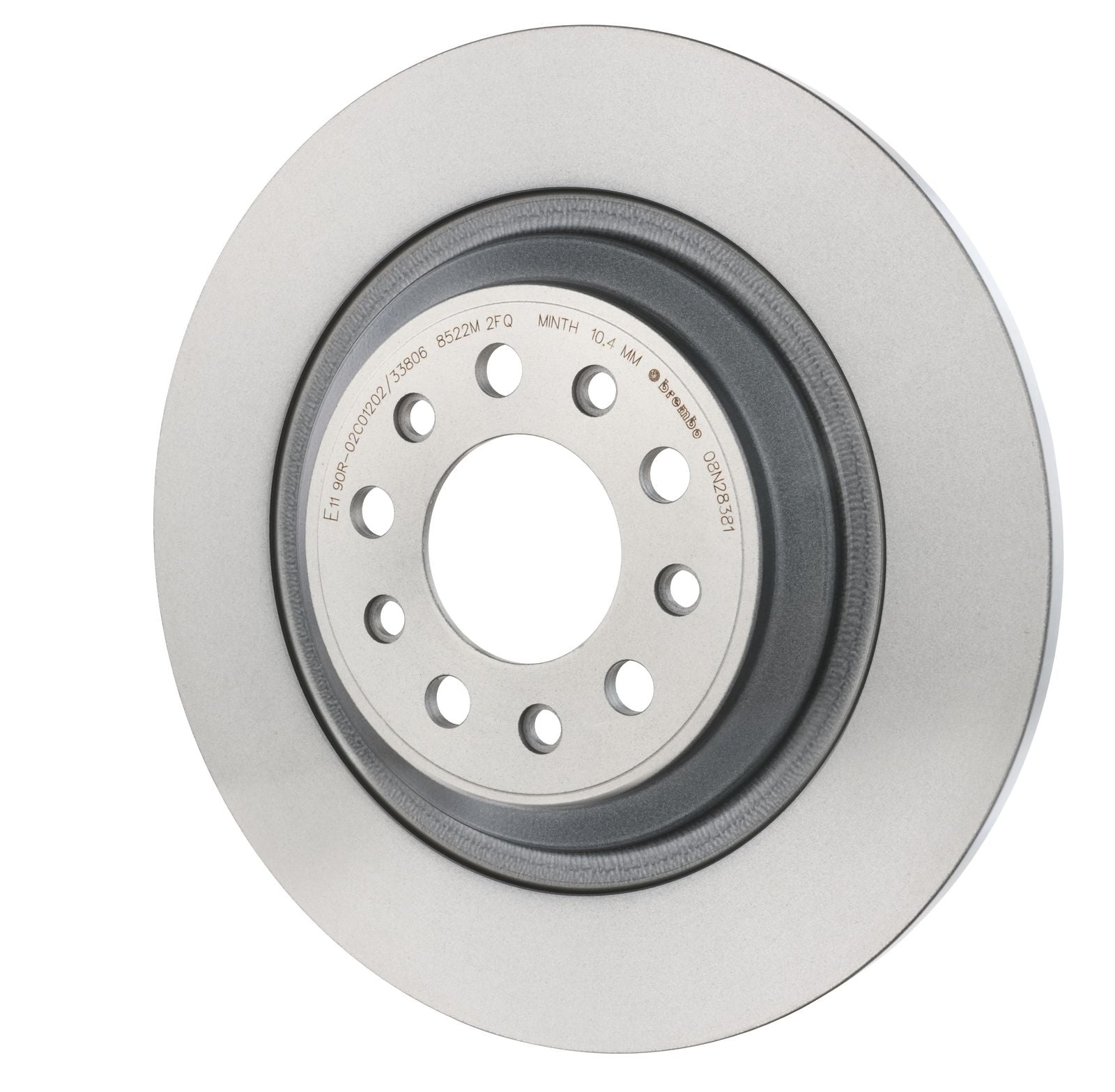 PRIME UV Coated Rear Disc Brake Rotor - 08.N283.81_03