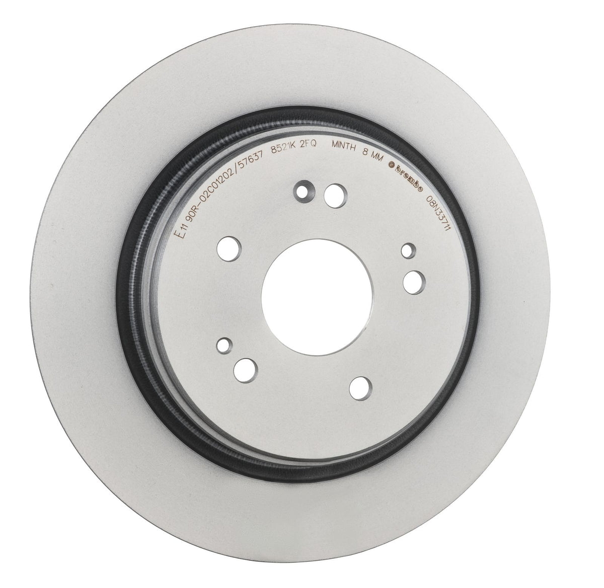PRIME UV Coated Rear Disc Brake Rotor - 08.N337.11_30
