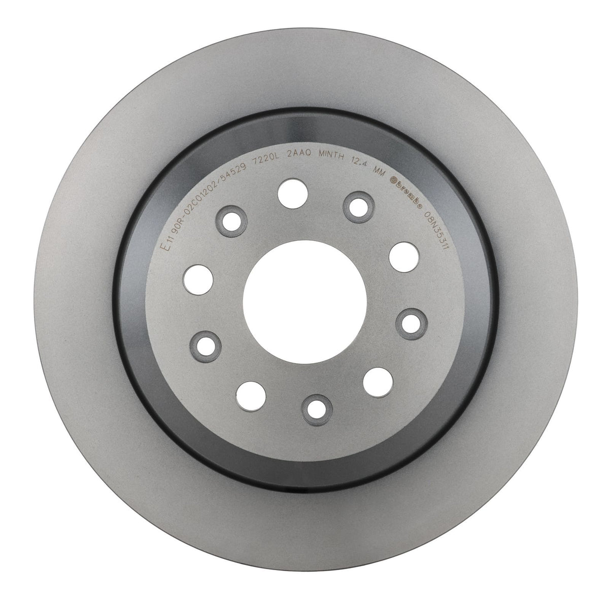 PRIME UV Coated Rear Disc Brake Rotor - 08.N353.11_01