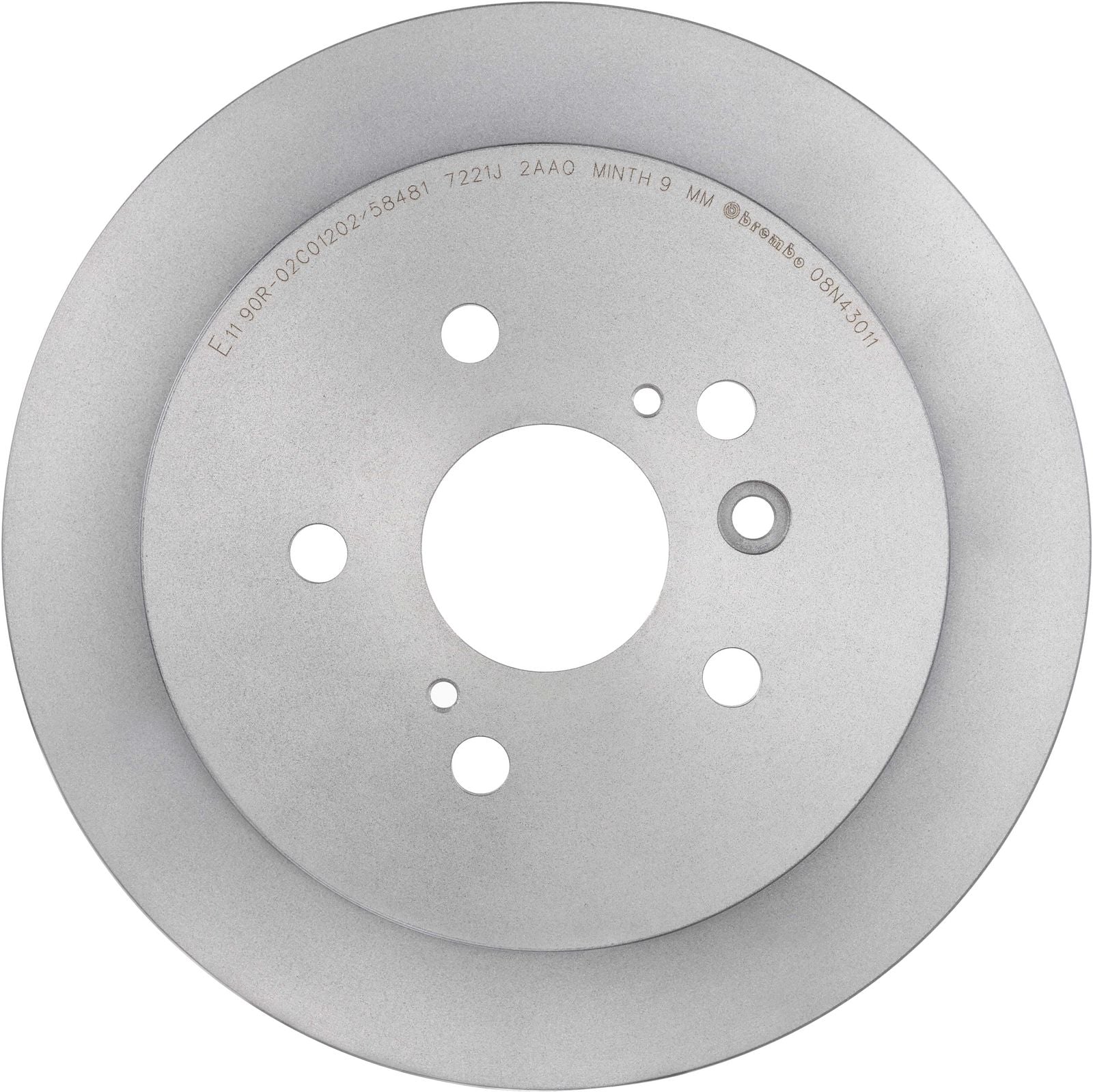 PRIME UV Coated Rear Disc Brake Rotor - 08.N430.11_03