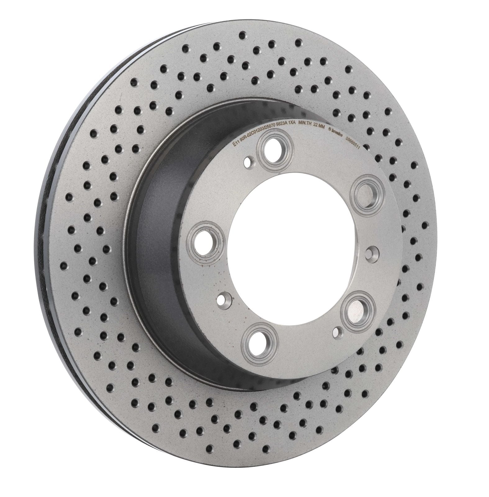 PRIME UV Coated Rear Disc Brake Rotor - 09.6665.11_29