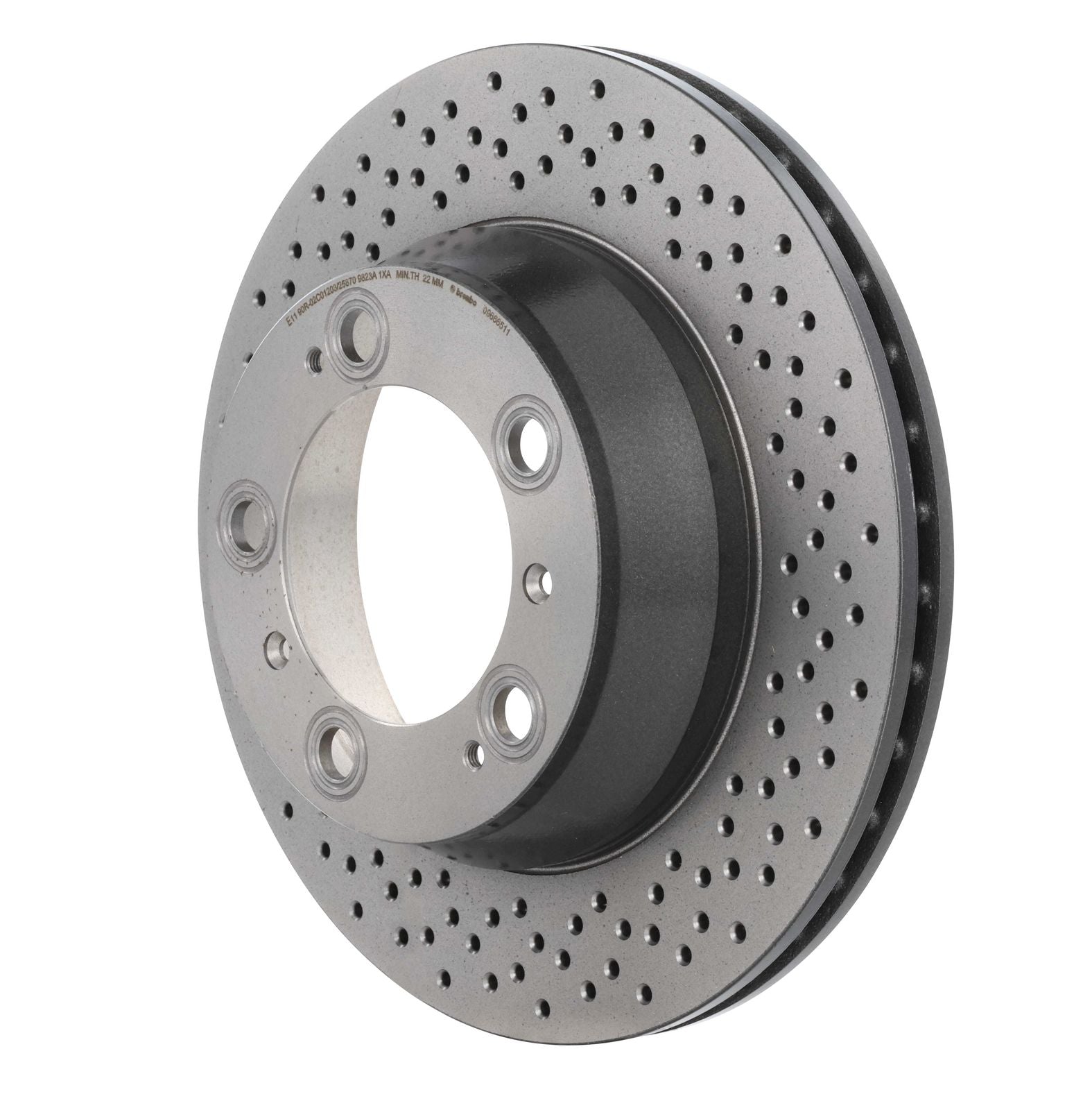 PRIME UV Coated Rear Disc Brake Rotor - 09.6665.11_10
