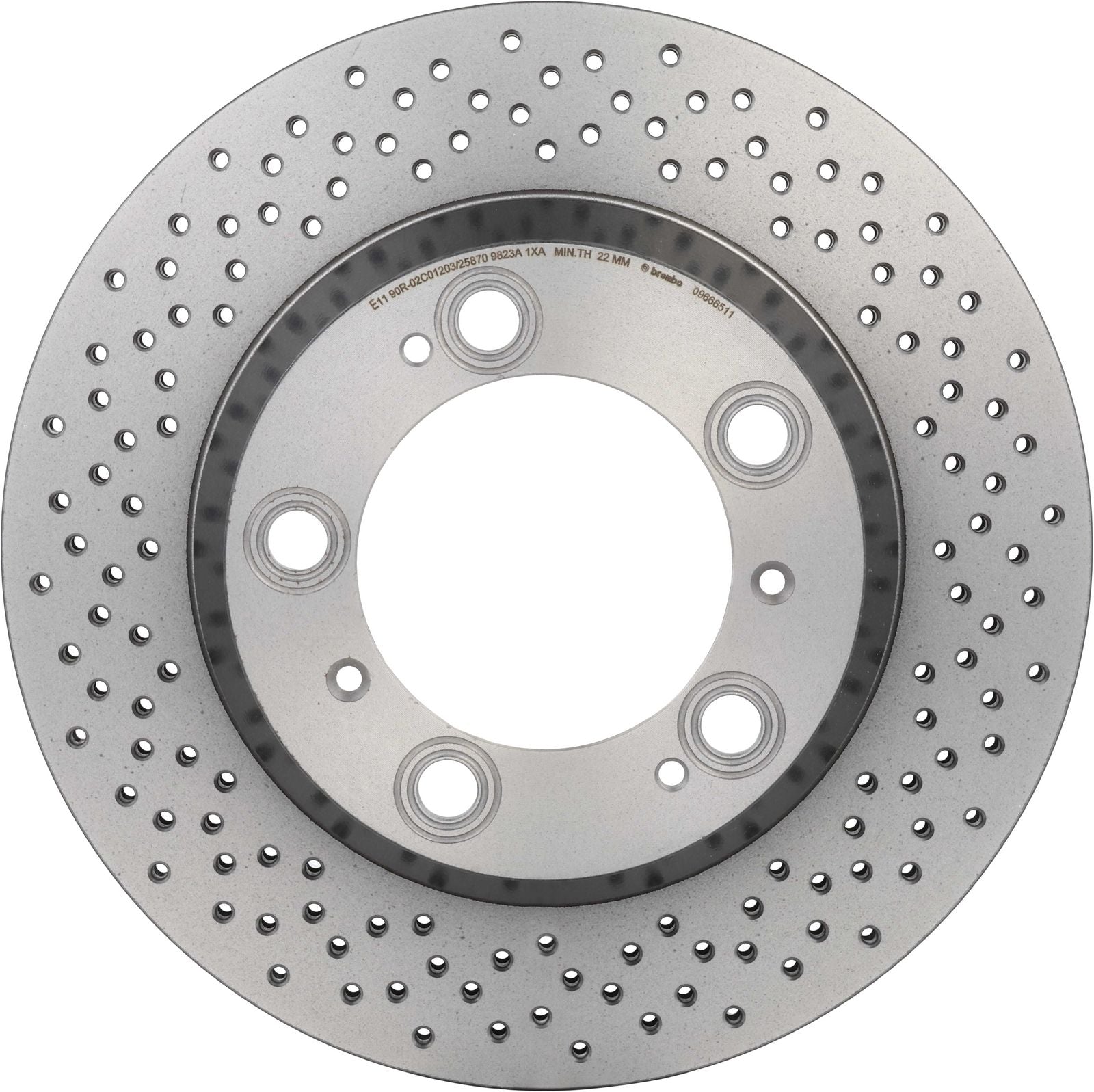 PRIME UV Coated Rear Disc Brake Rotor - 09.6665.11_03