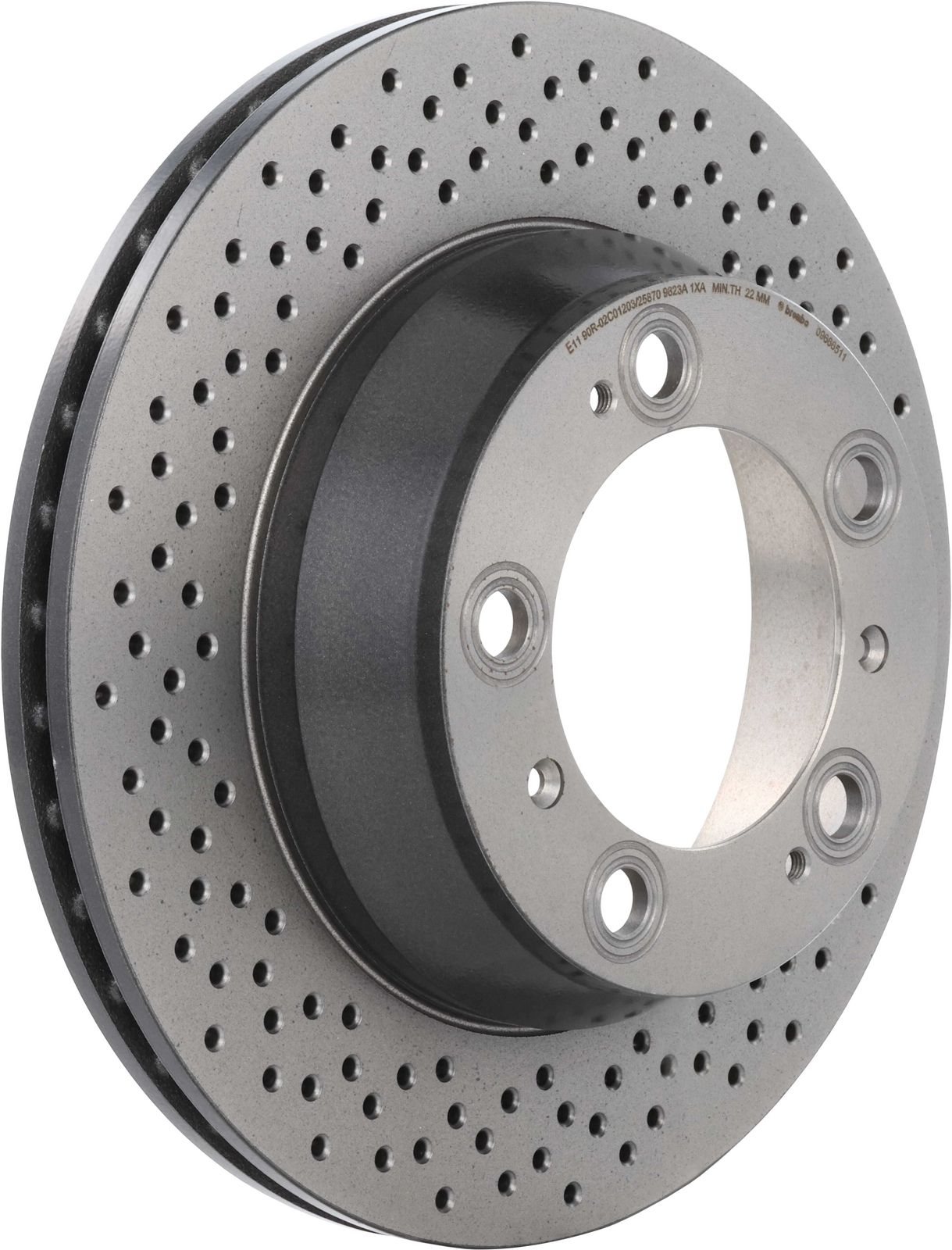 PRIME UV Coated Rear Disc Brake Rotor - 09.6665.11_01
