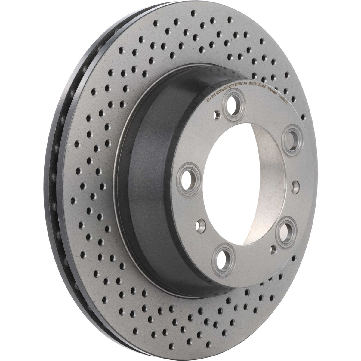 PRIME UV Coated Rear Disc Brake Rotor - 09.6665.11_04