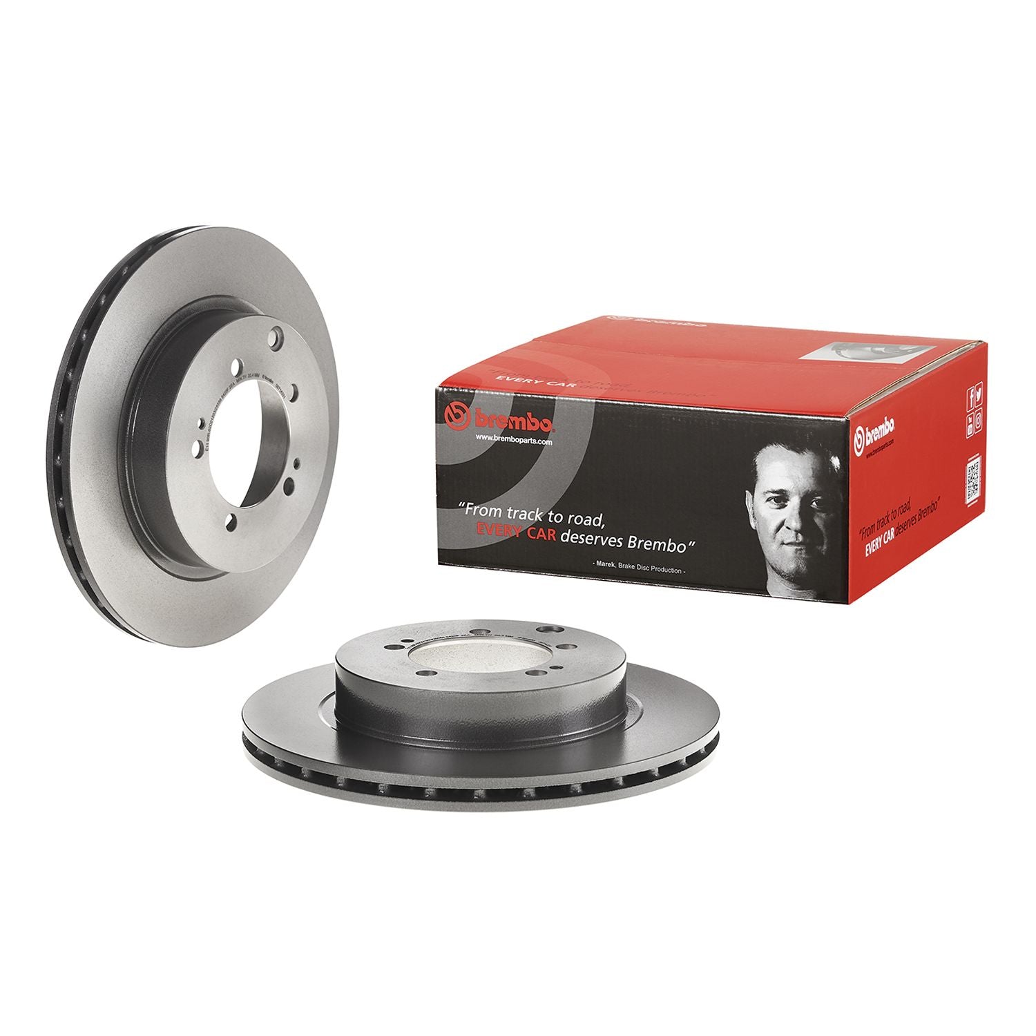 PRIME UV Coated Rear Disc Brake Rotor - 09.7143.31_01