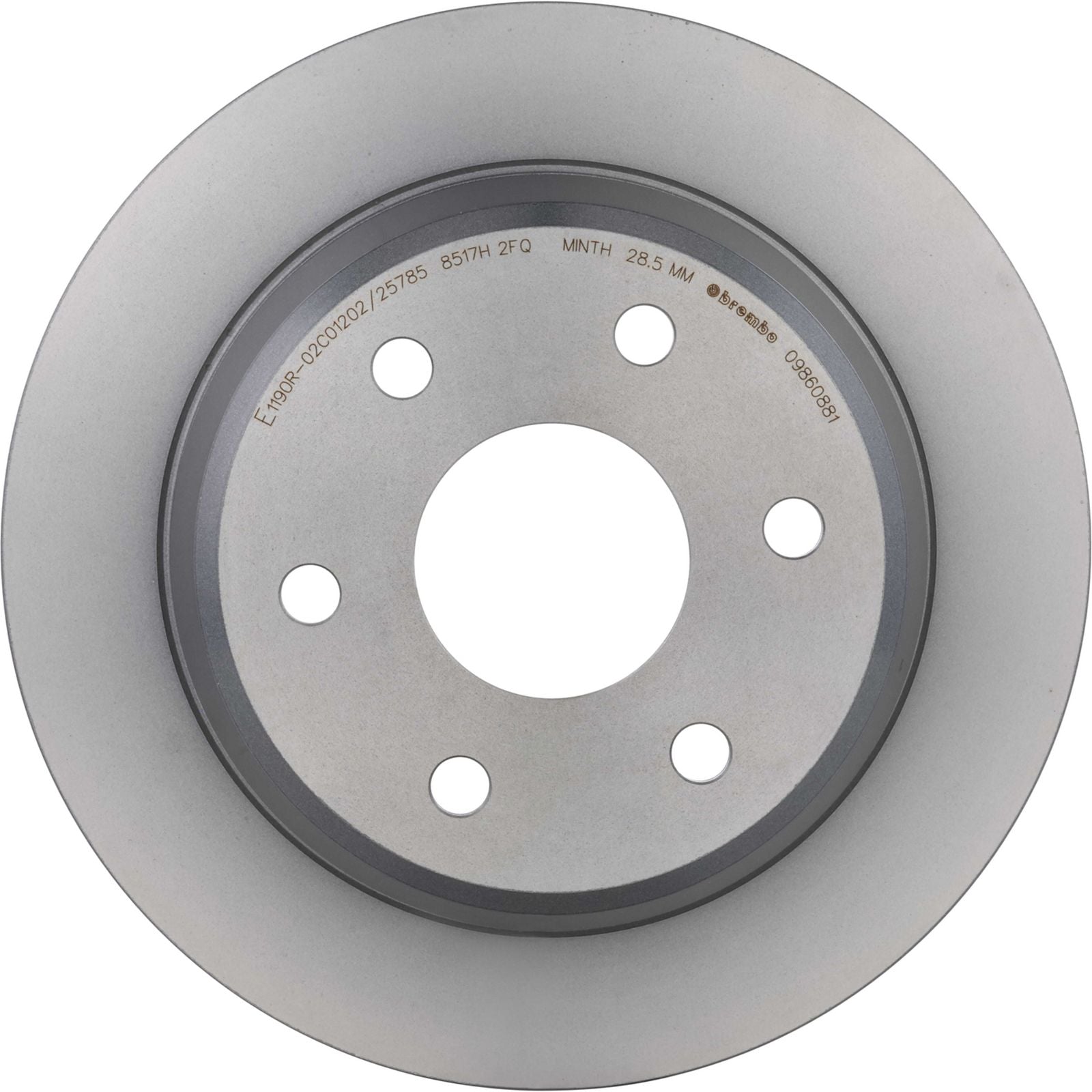 PRIME UV Coated Rear Disc Brake Rotor - 09.8608.81_05