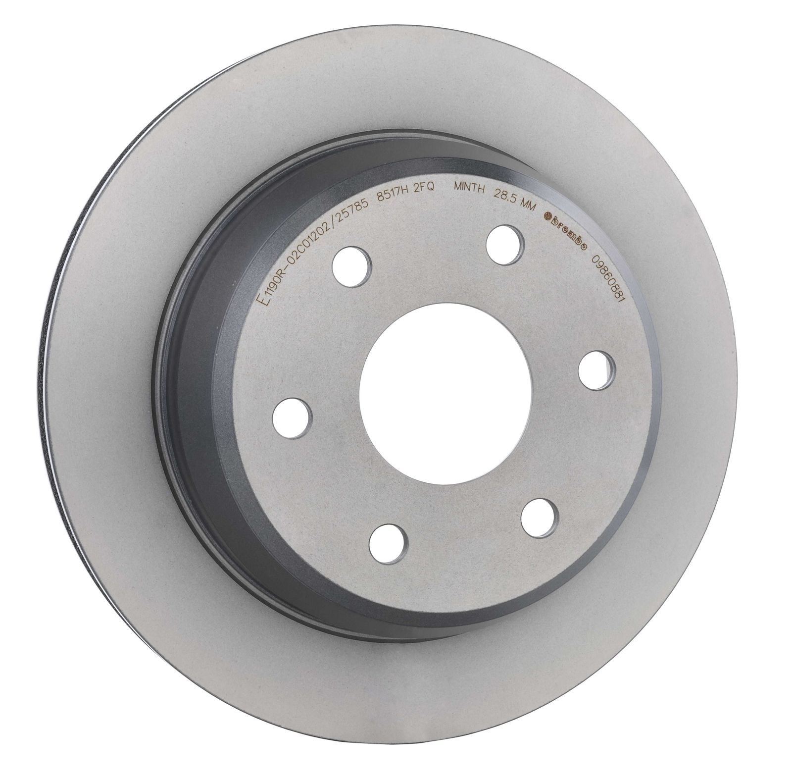 PRIME UV Coated Rear Disc Brake Rotor - 09.8608.81_29