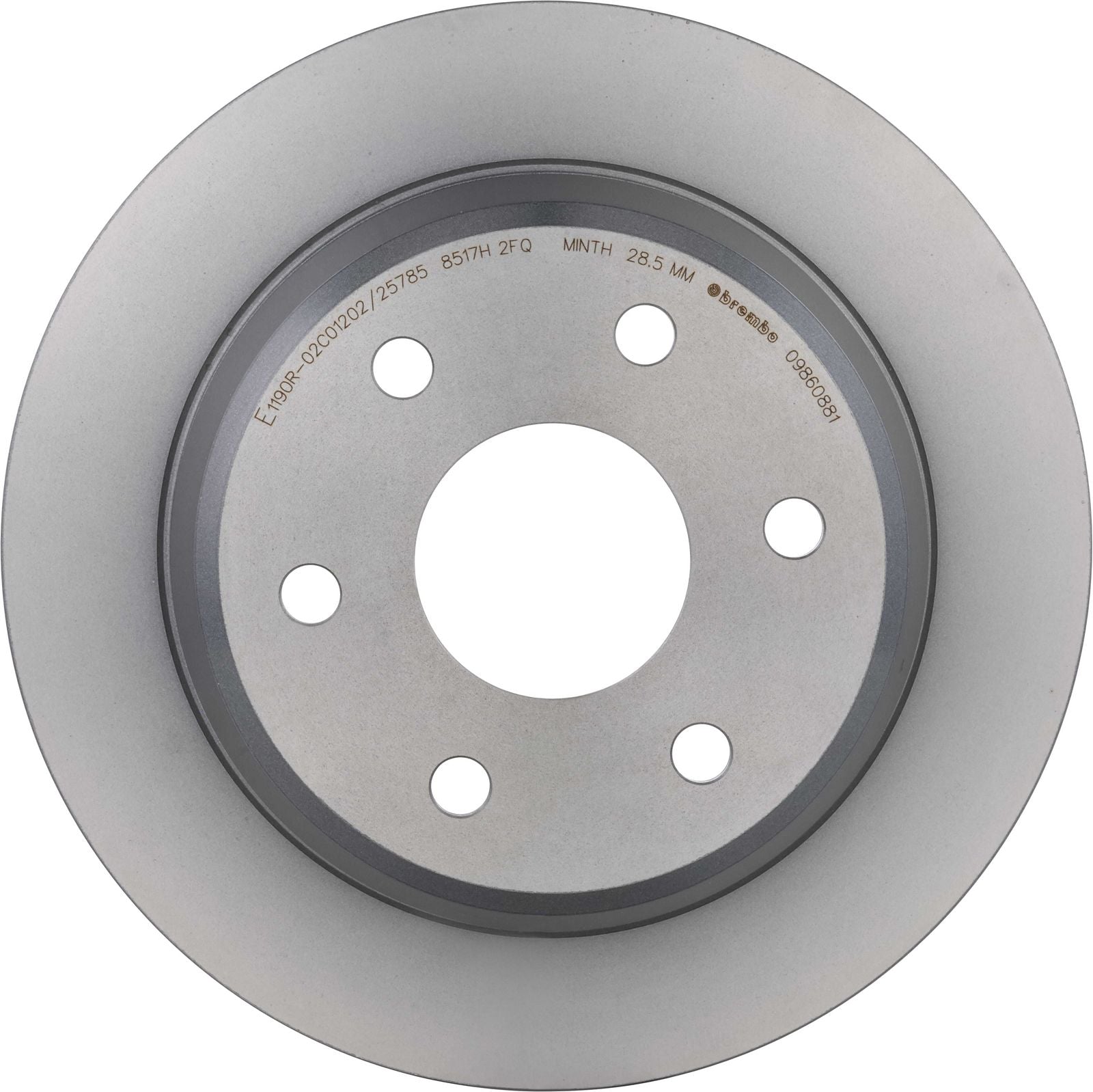 PRIME UV Coated Rear Disc Brake Rotor - 09.8608.81_03