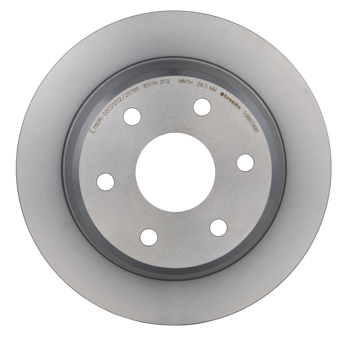PRIME UV Coated Rear Disc Brake Rotor - 09.8608.81_06