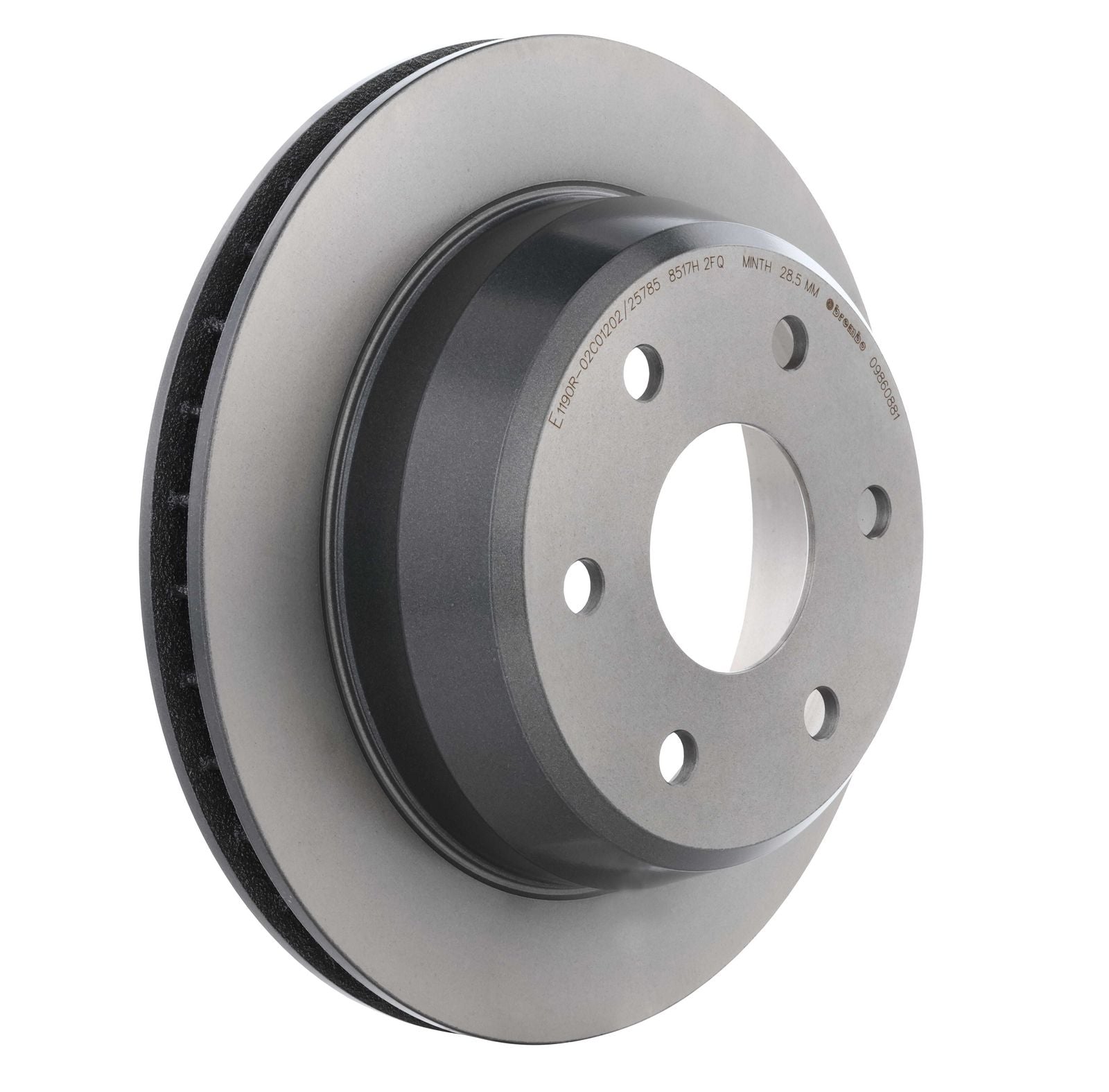 PRIME UV Coated Rear Disc Brake Rotor - 09.8608.81_27